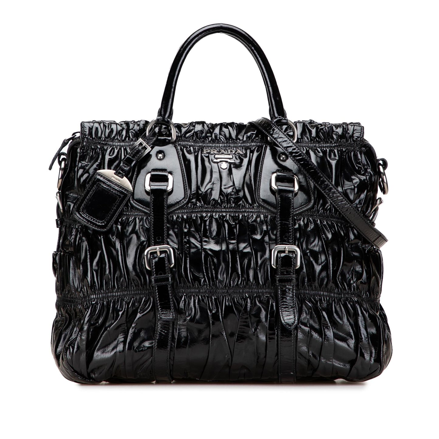 Prada Vernice Gaufre Satchel Satchel Bag