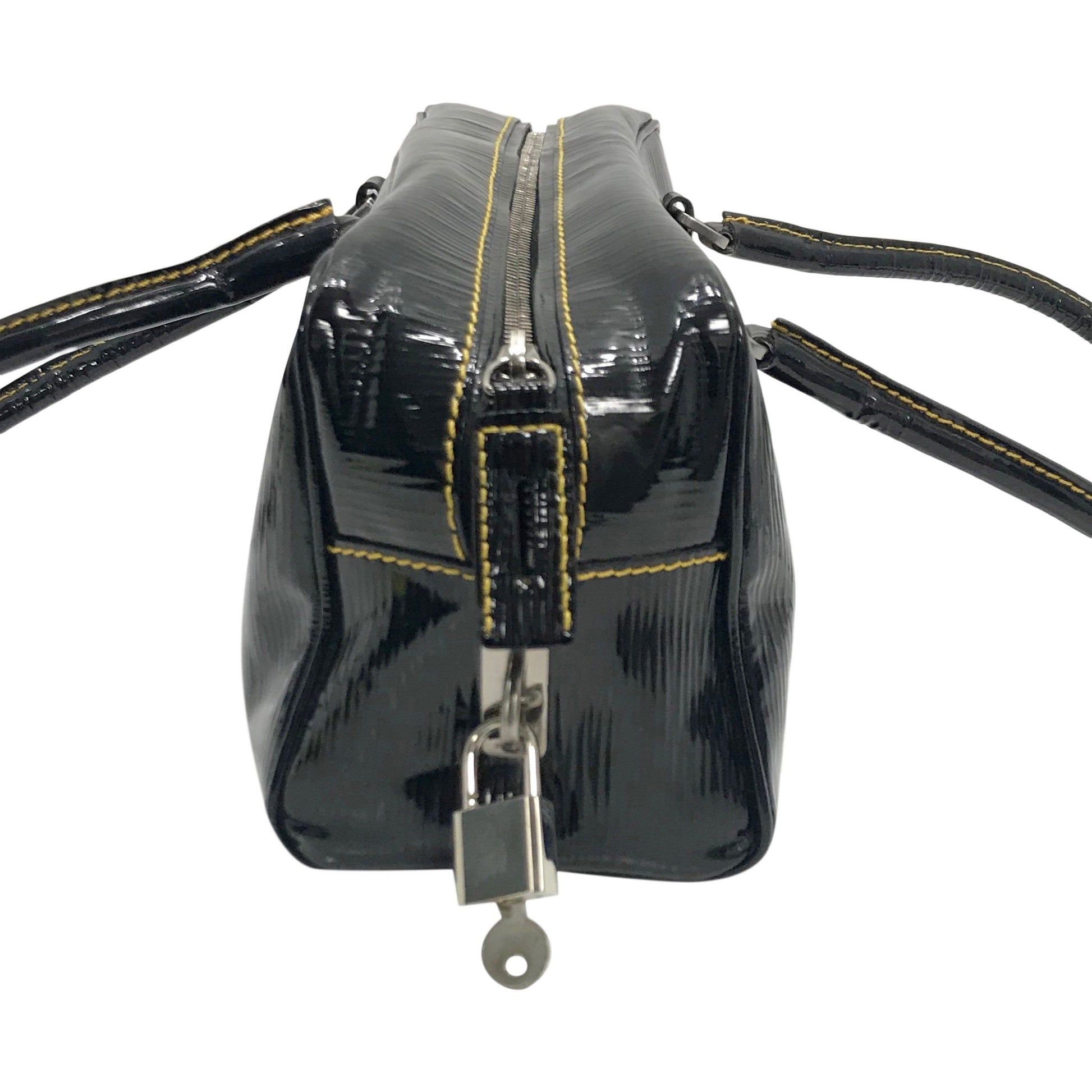 Prada Vernice Old Bowler Bag Travel Bag