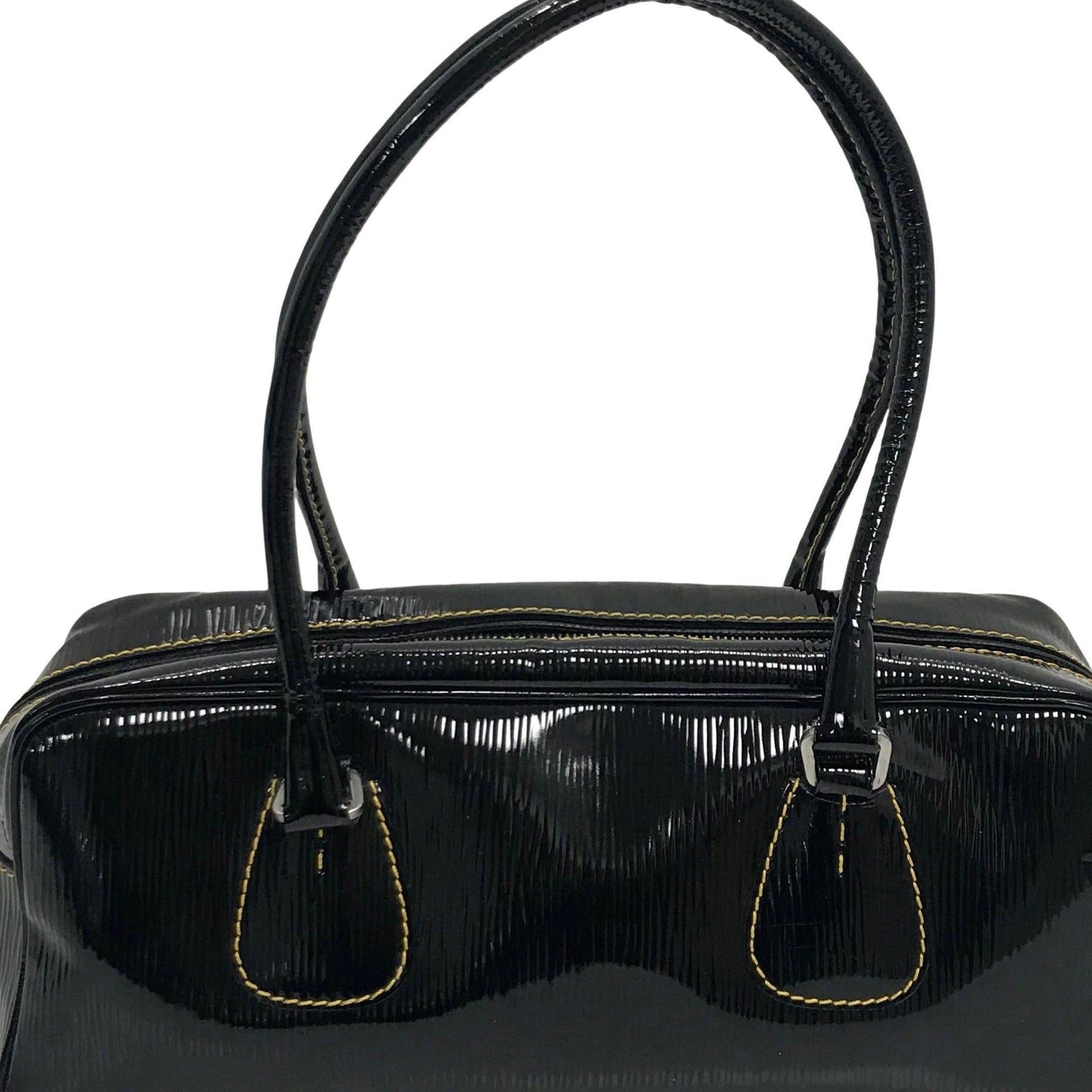 Prada Vernice Old Bowler Bag Travel Bag