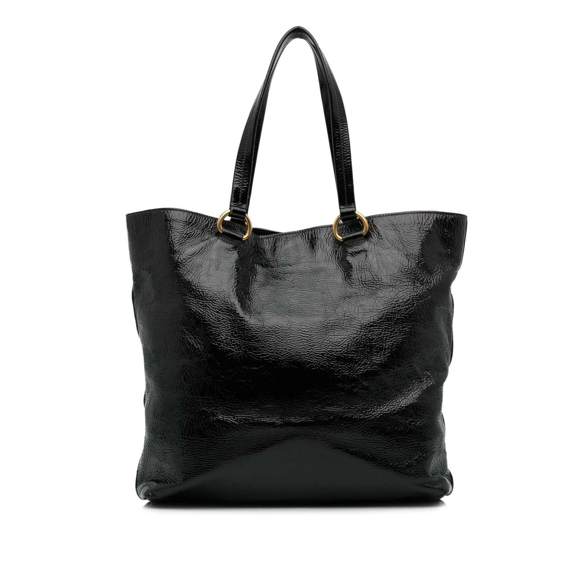 Prada Vernice Tote Bag Shg Q563Ze