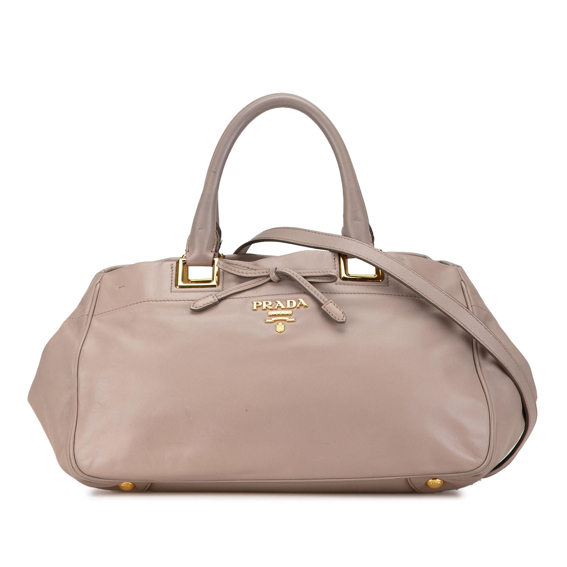 Prada Bow Satchel Shg Syqdj7 Vitello Satchel Bag