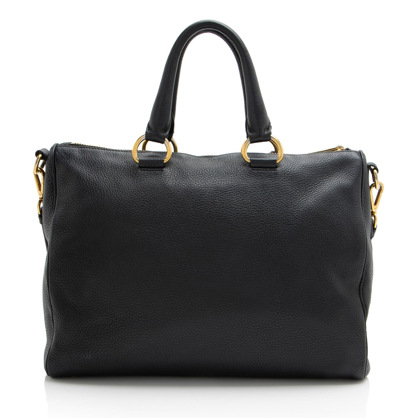 Prada Daino Bauletto Satchel Shf Lukaxy Vitello Satchel Bag