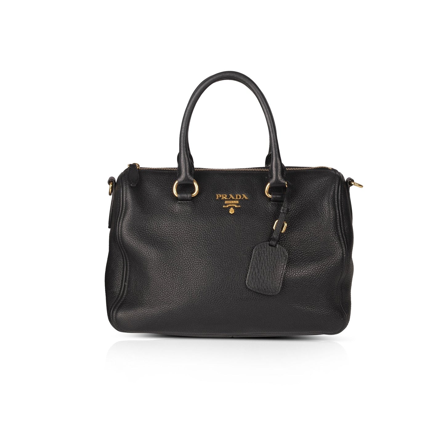 Prada Vitello Daino Boston Bag Travel Bag