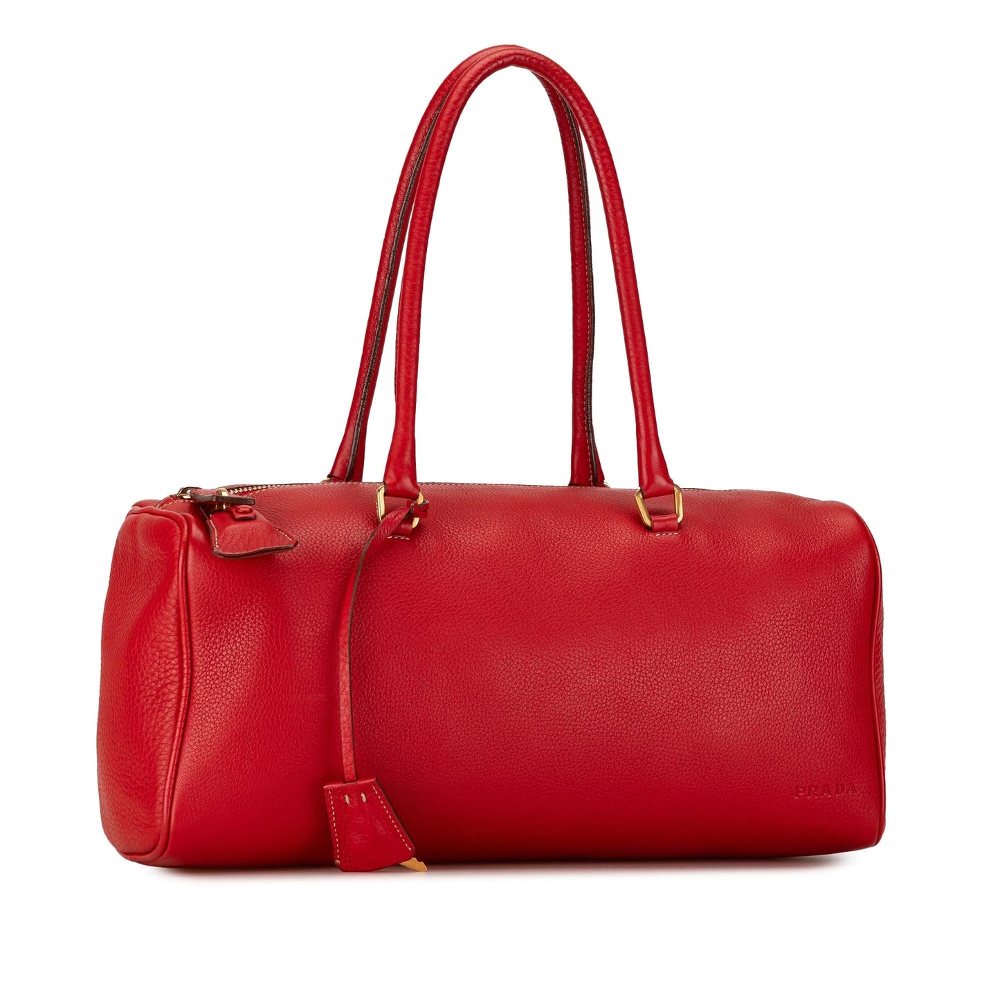 Prada Daino Boston Bag Shg Mj3Ajx Vitello Satchel Bag