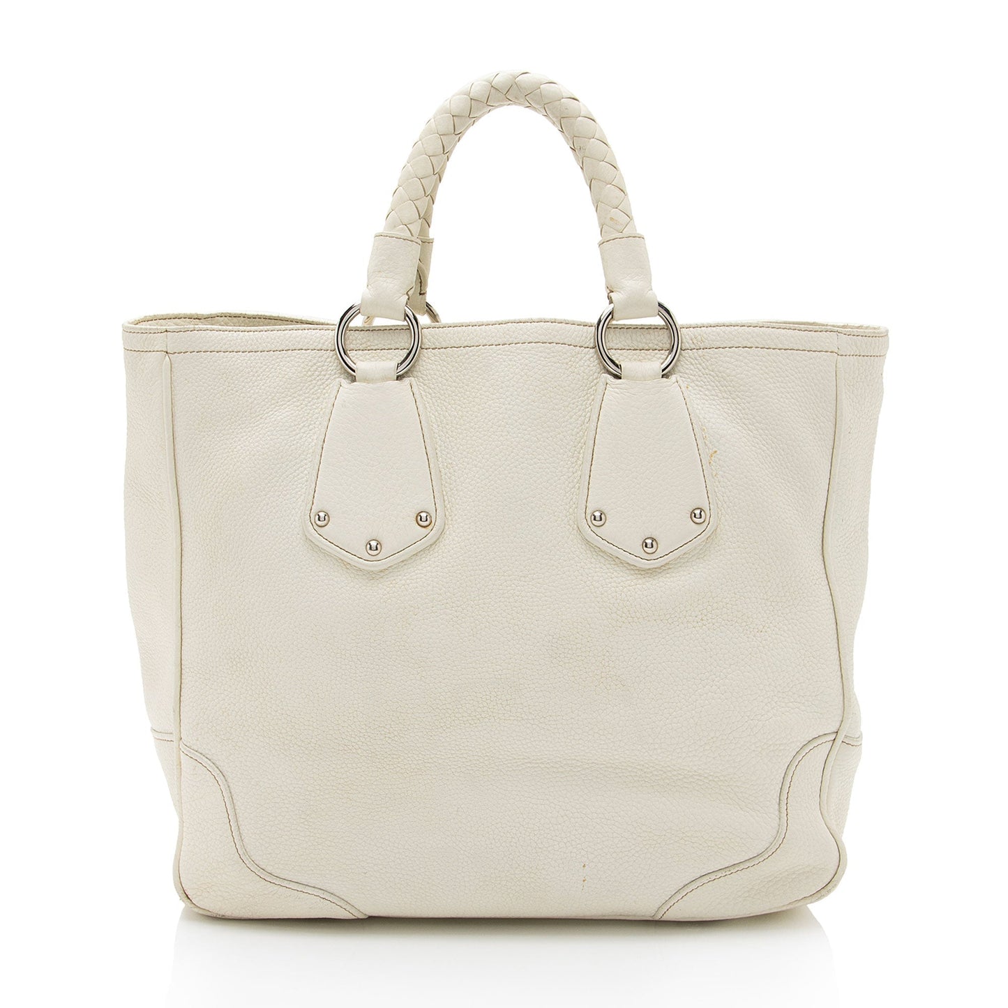 Prada Daino Braided Tote Shf Xq69Sr Vitello Tote Bag