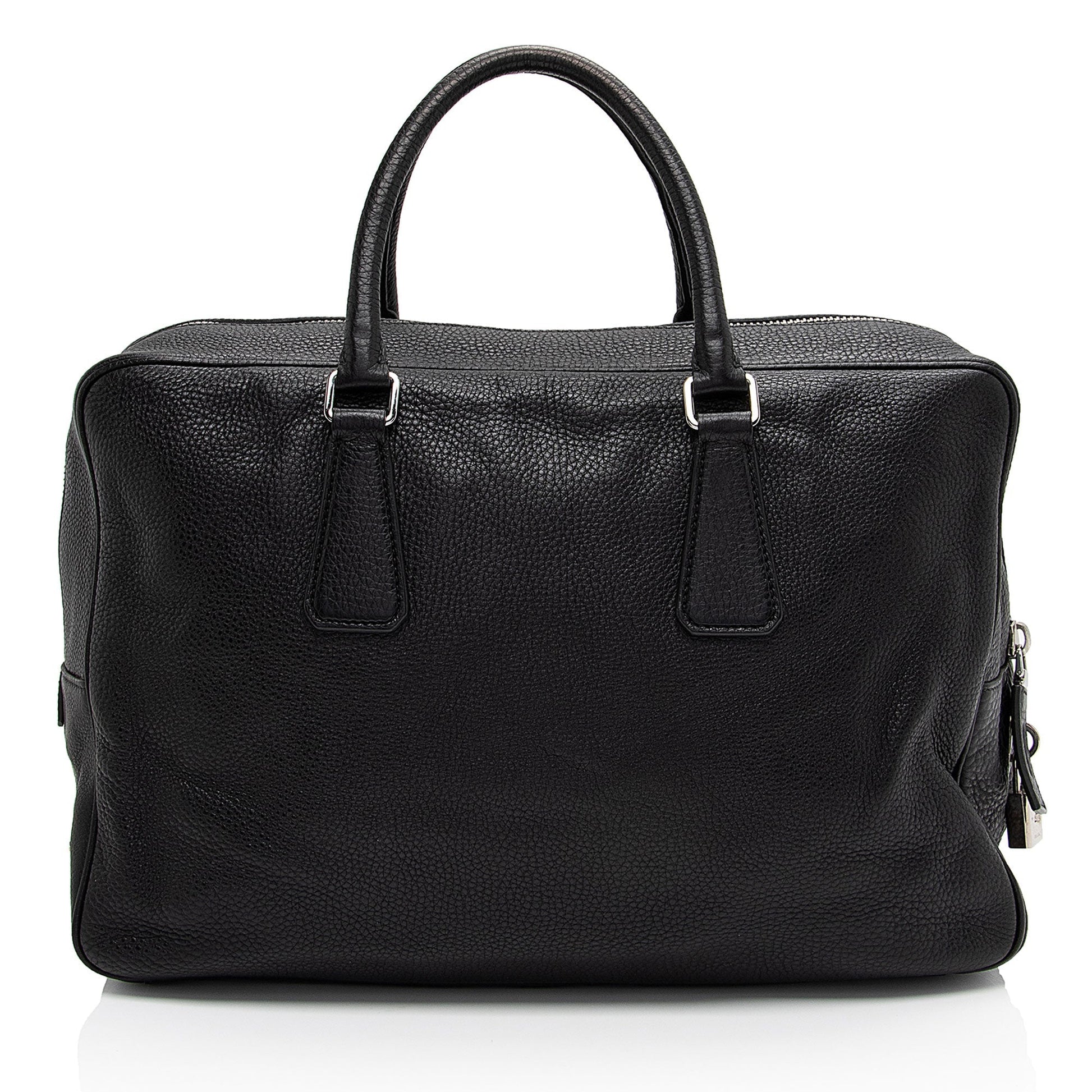 Prada Daino Briefcase Shf K3Etx2 Travel Bag Vitello