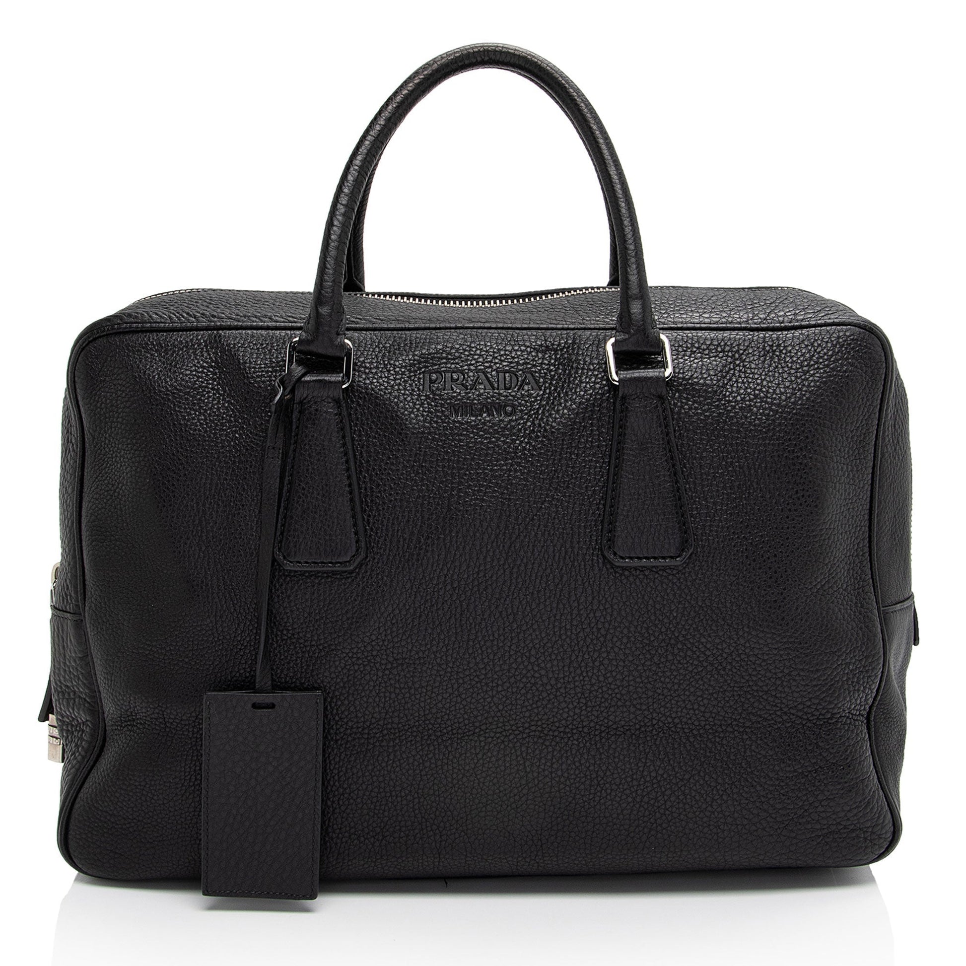 Prada Daino Briefcase Shf K3Etx2 Travel Bag Vitello