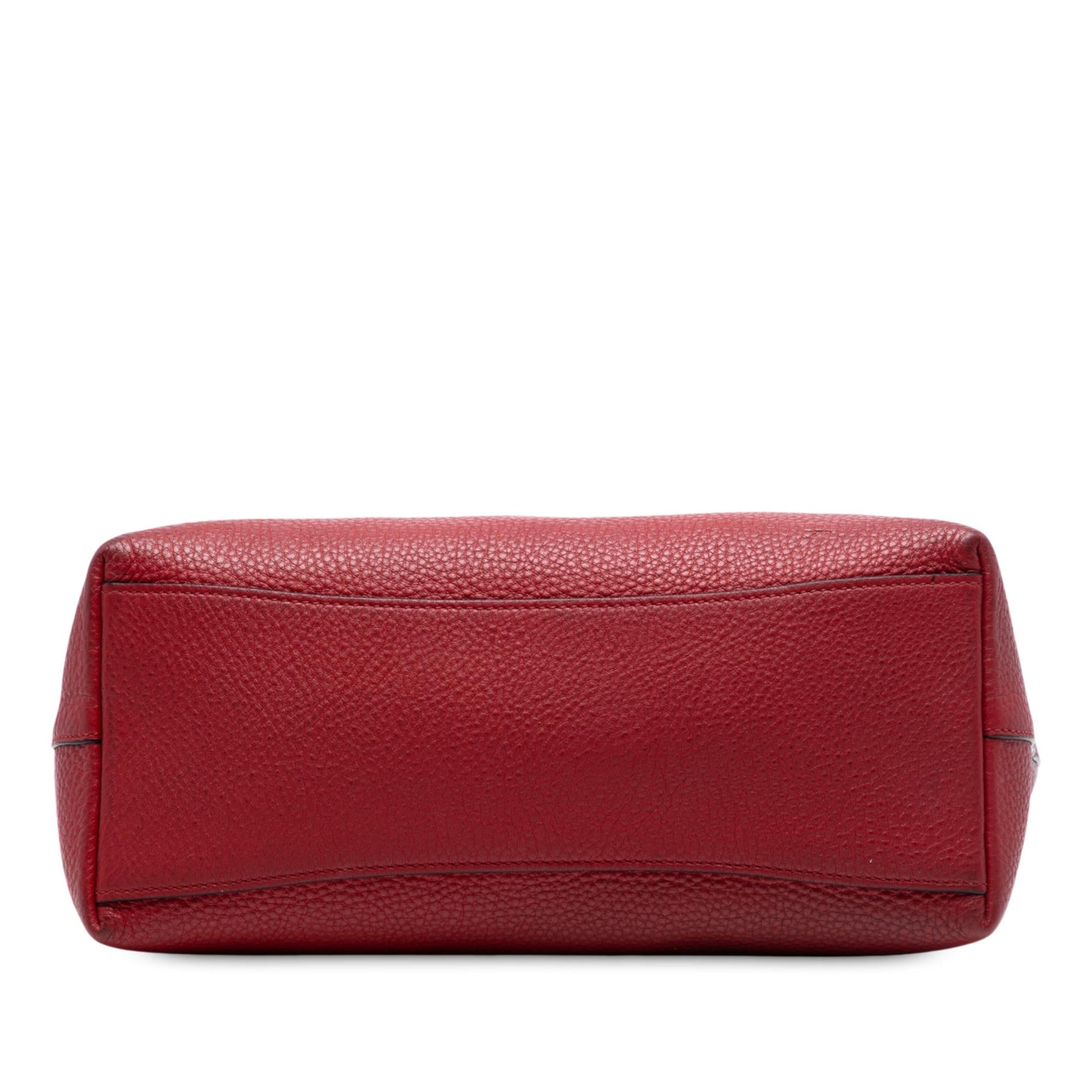 Prada Daino Canapa Tote Vitello Logo Tote Bag