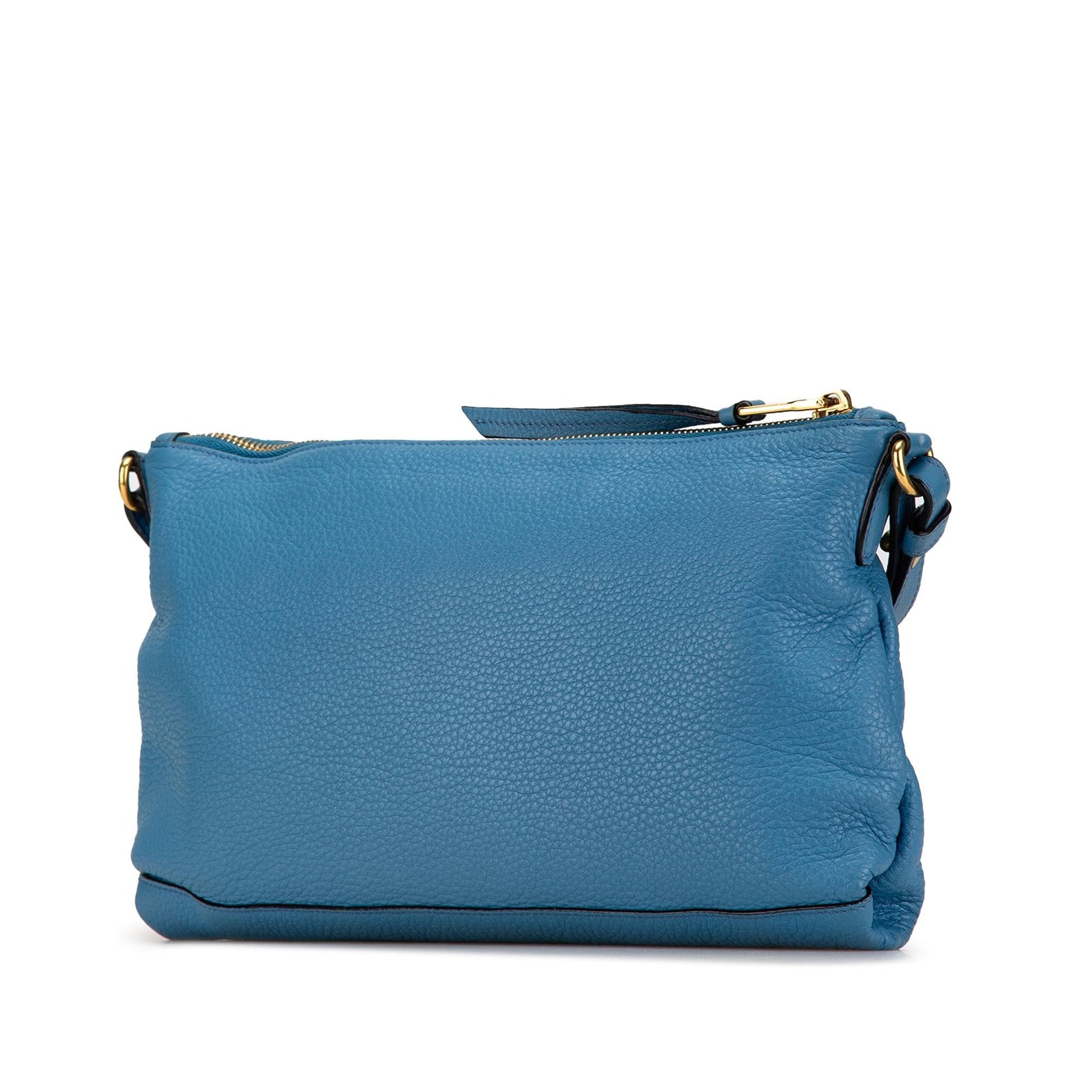 Prada Daino Crossbody Vitello Crossbody Bag