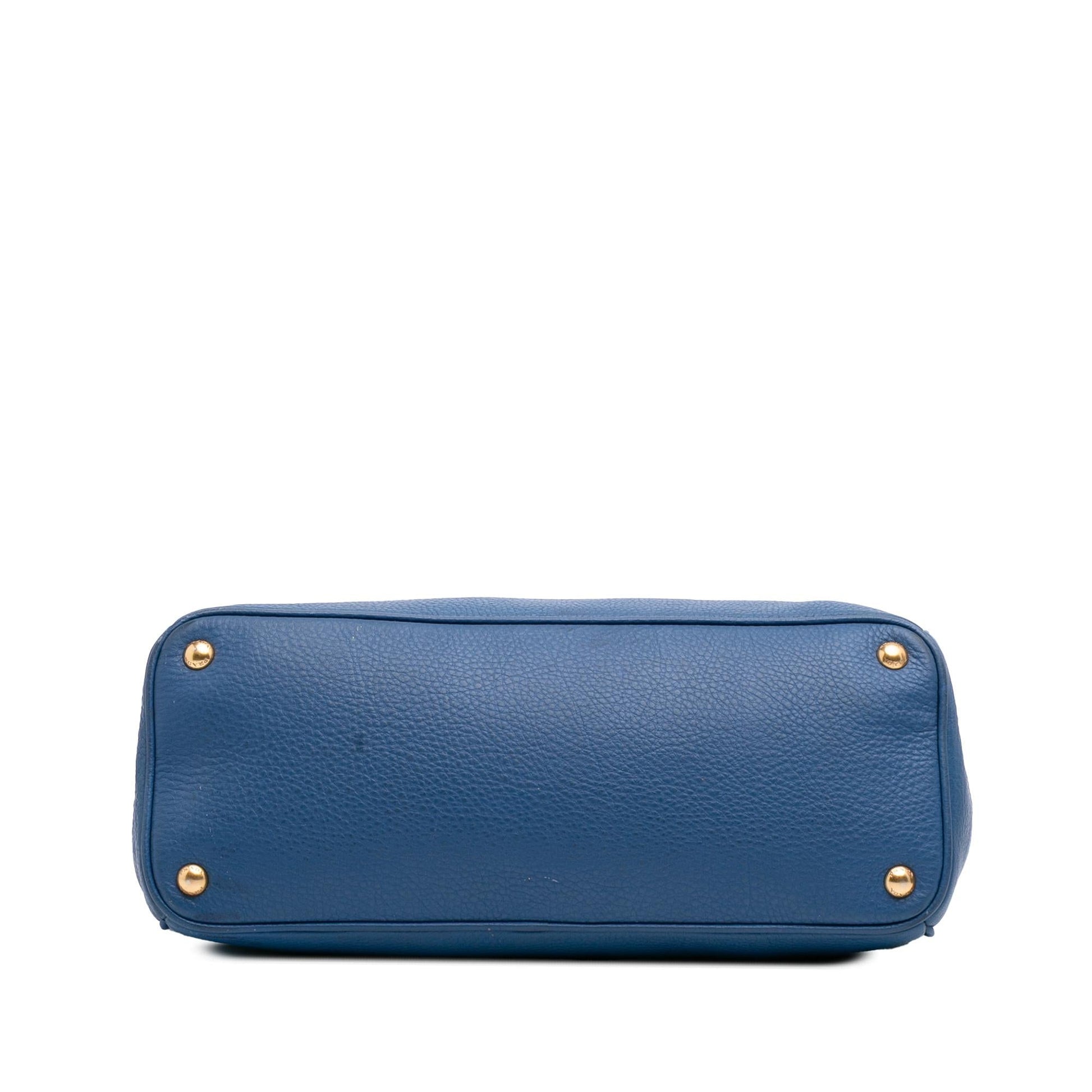 Prada Daino Double Convertible Tote Vitello Zip Tote Bag Convertible Tote 1