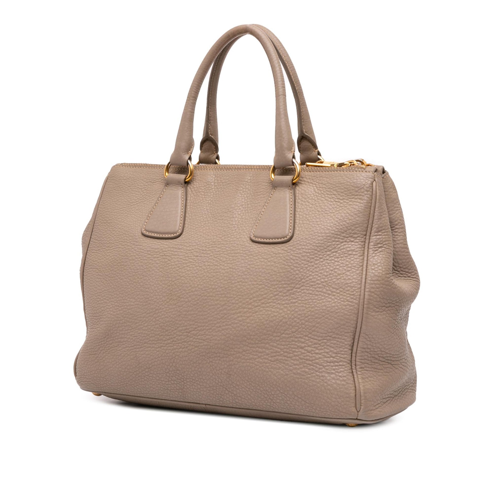 Prada Daino Double Convertible Tote Vitello Zip Tote Bag Convertible Tote 2