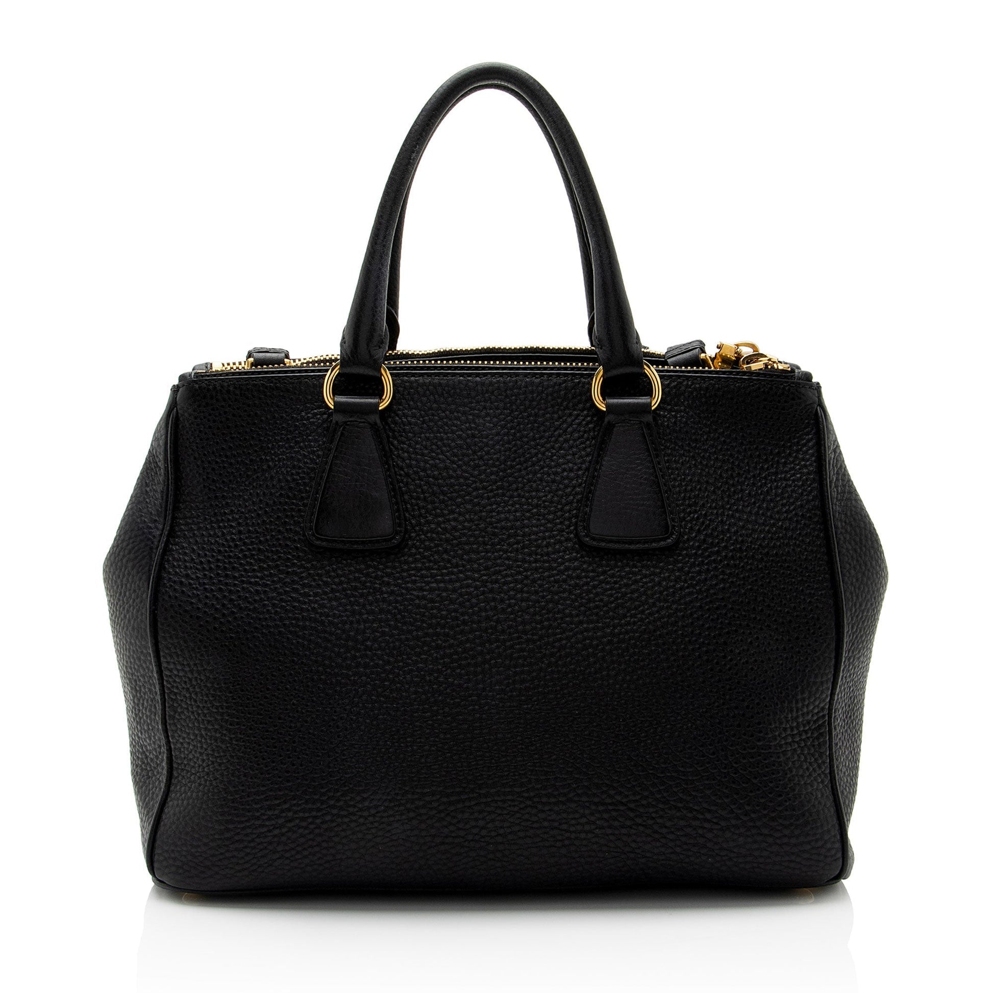 Prada Daino Double Tote Shf Ve4Tnw Vitello Medium Zip Tote Bag