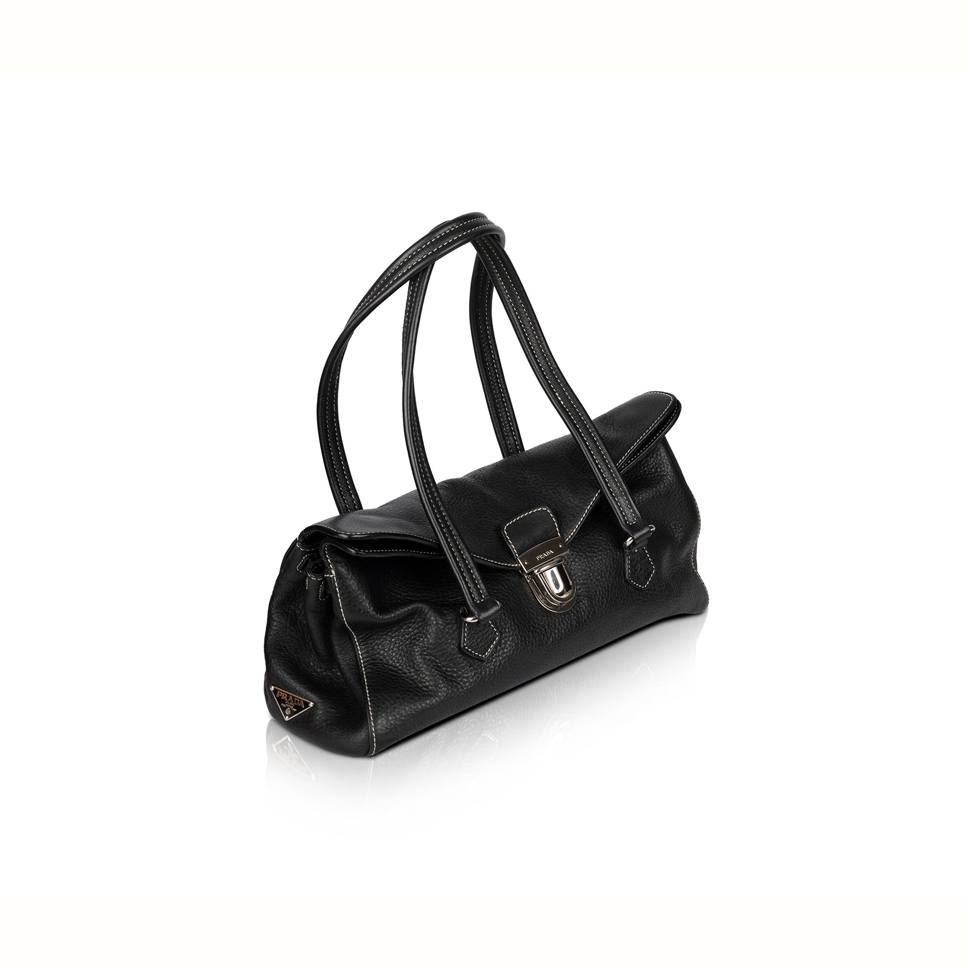 Prada Vitello Daino Easy Shoulder Bag(Fake Bag)