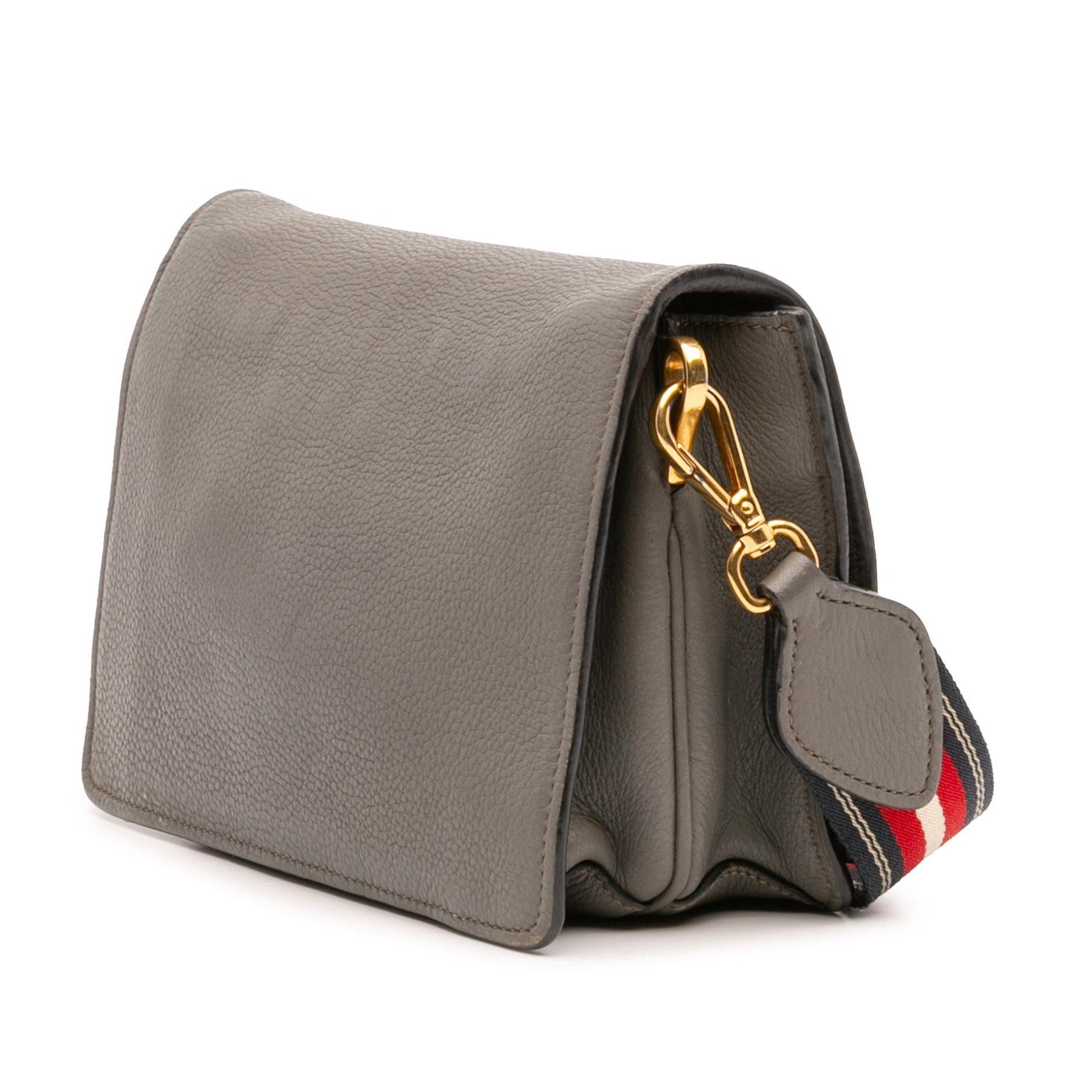 Prada Daino Crossbody Vitello Flap Crossbody Bag Flap Crossbody 2