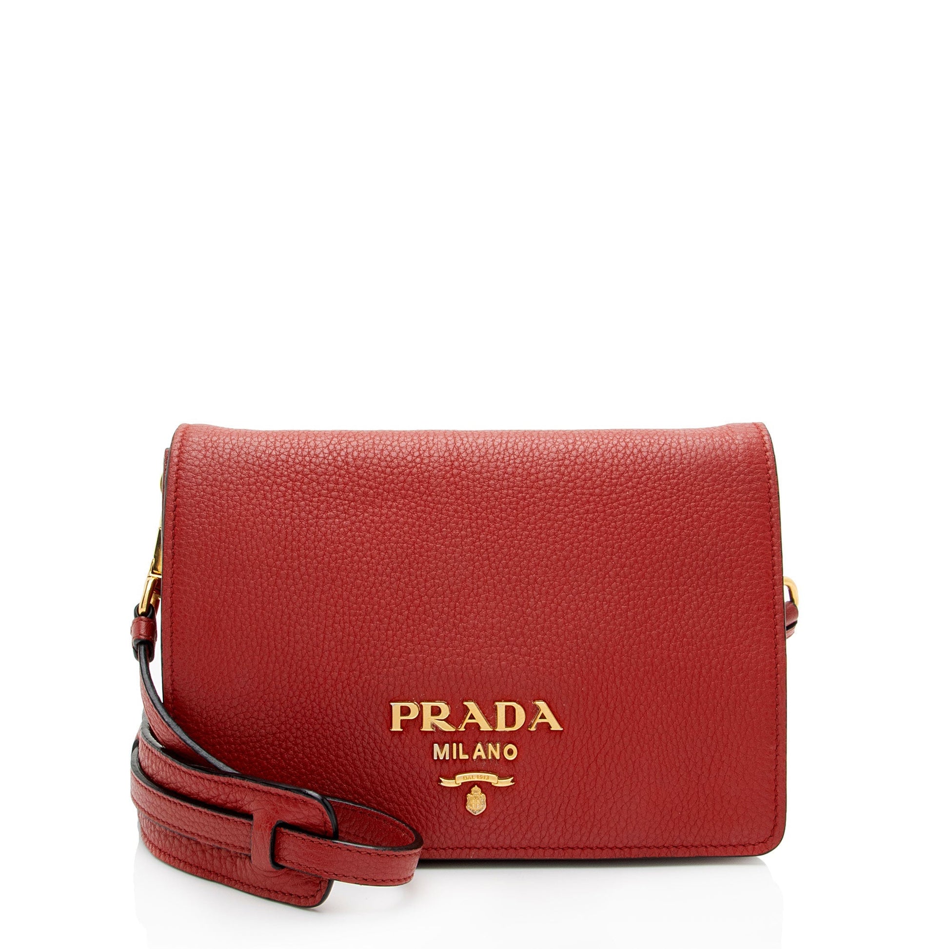 Prada Daino Crossbody Vitello Flap Crossbody Bag Flap Crossbody 4