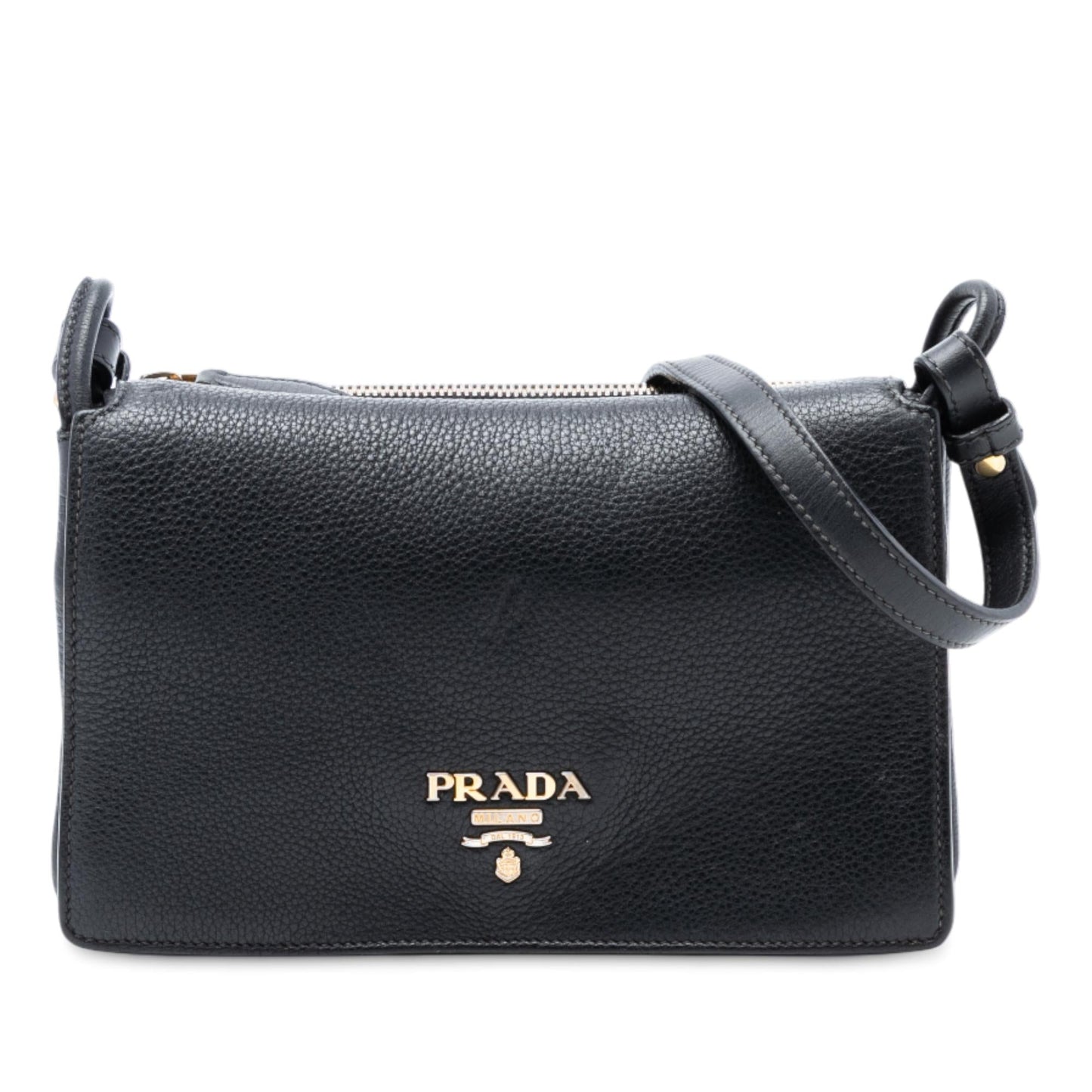 Prada Daino Crossbody Vitello Flap Crossbody Bag Flap Crossbody 5