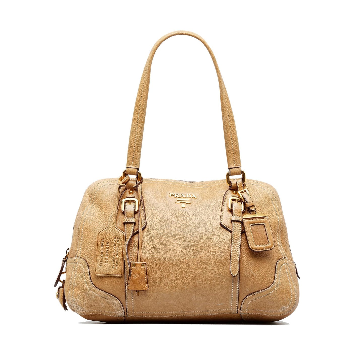 Prada Daino Frame Shoulder Bag Shg Pb3W9S Vitello