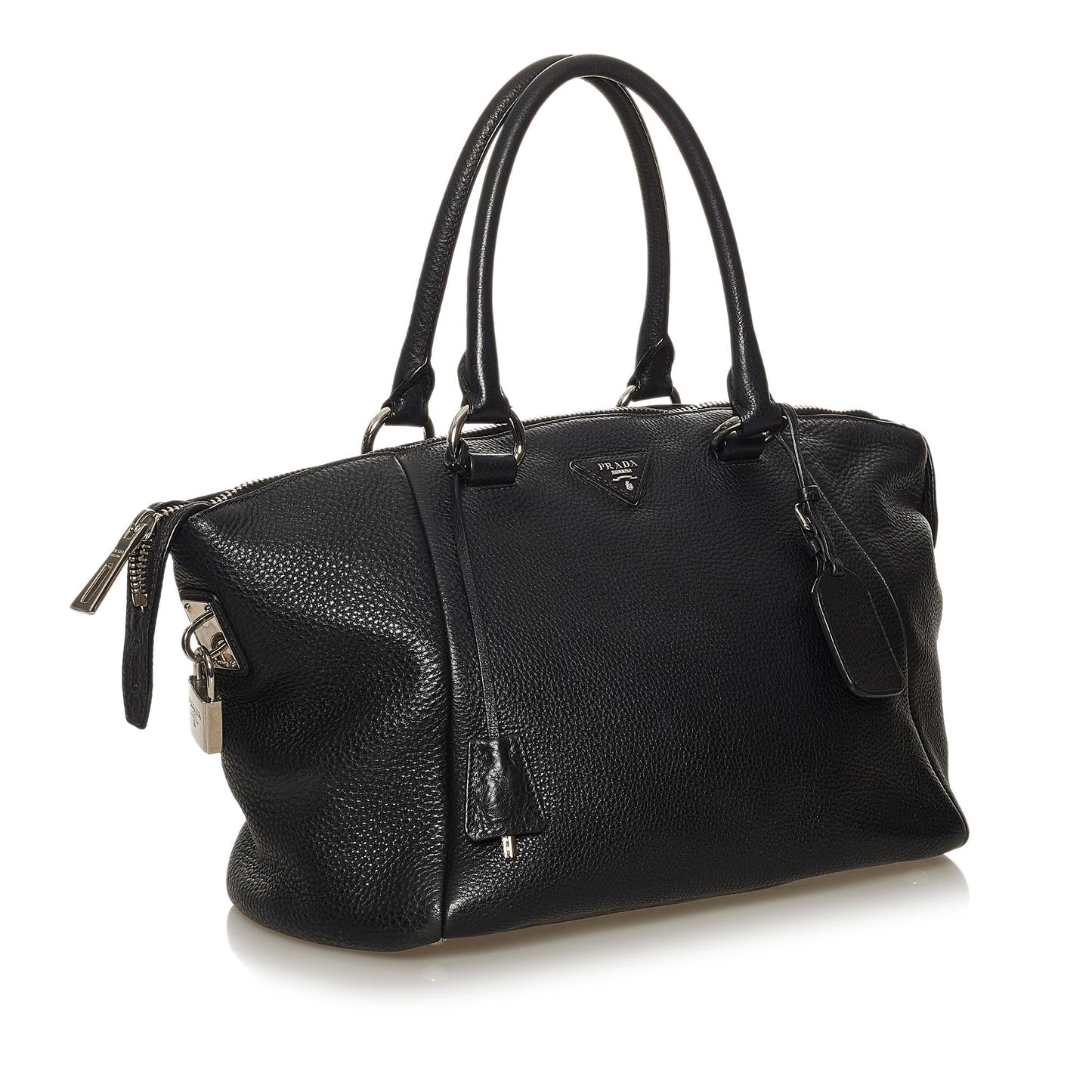 Prada Daino Handbag Shg Vitello Satchel Bag Handbag Shg 29099