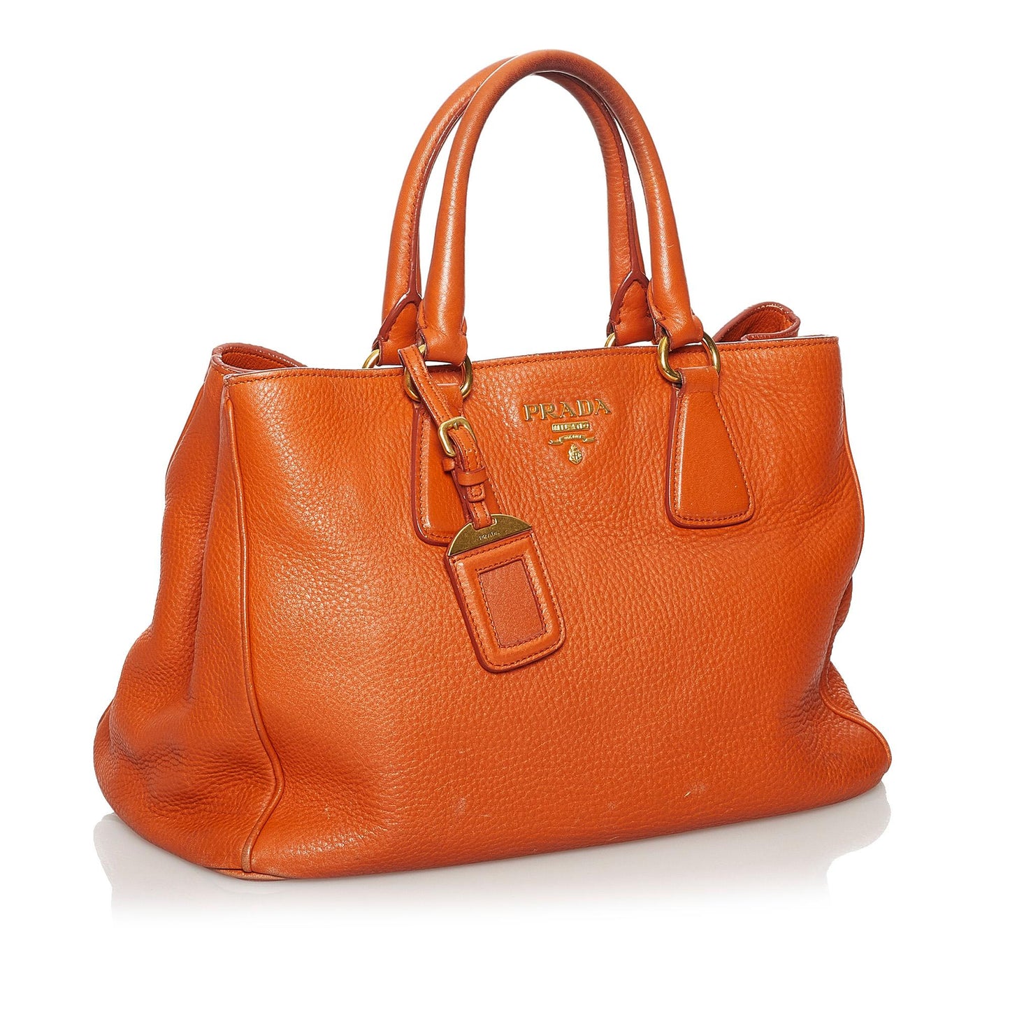 Prada Daino Handbag Shg Vitello Satchel Bag Handbag Shg 31021