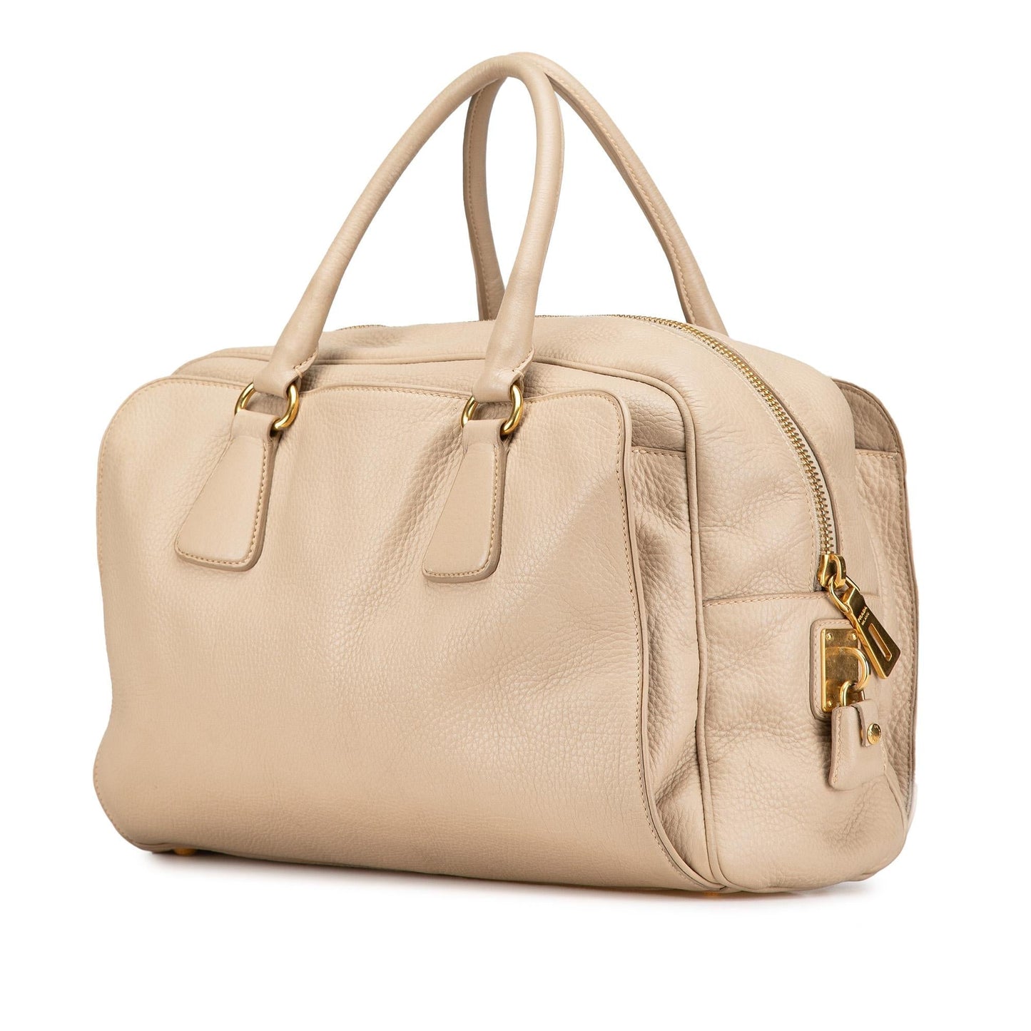 Prada Daino Handbag Vitello Satchel Bag