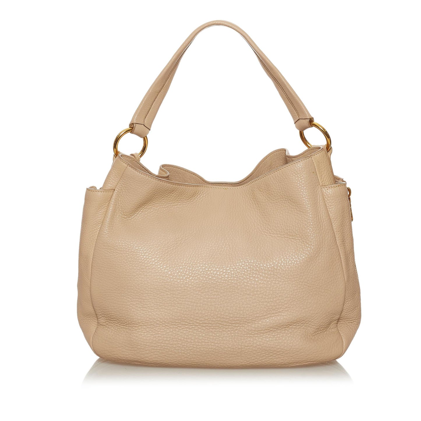 Prada Daino Hobo Bag Shg Vitello Shoulder Bag