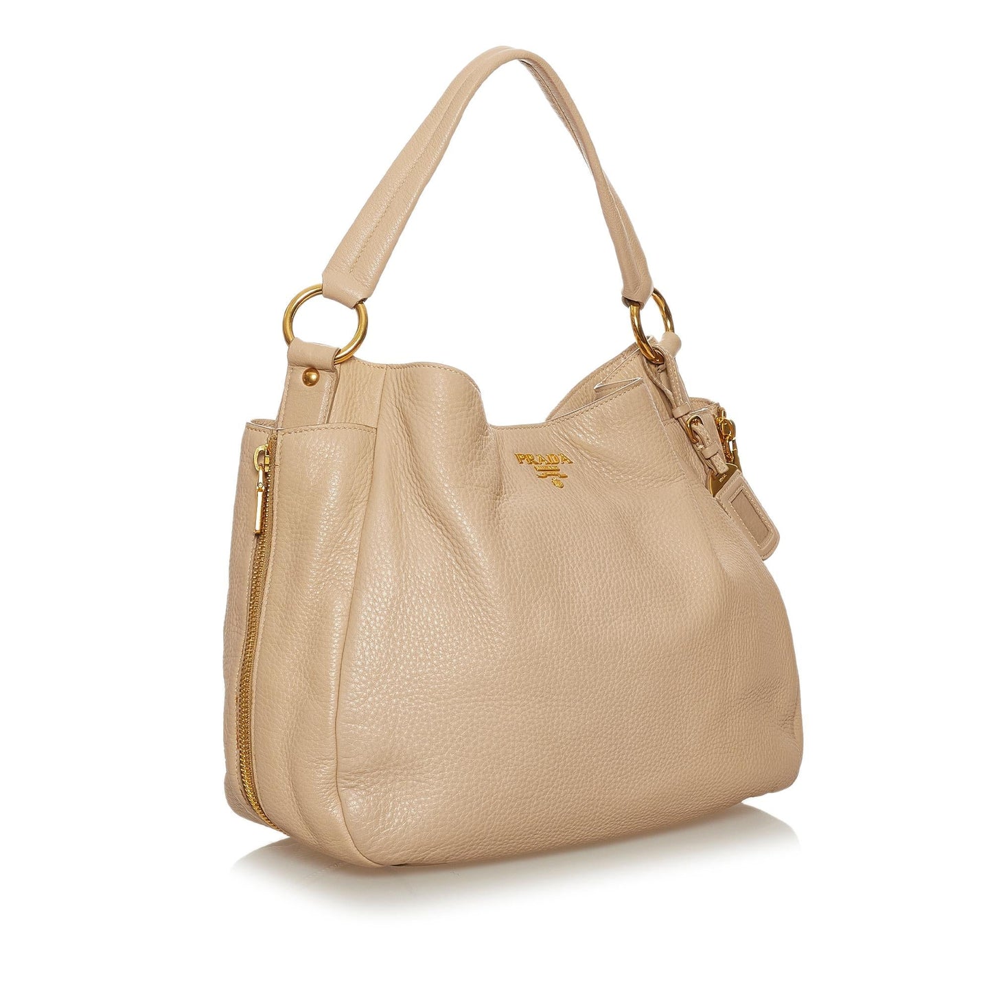 Prada Daino Hobo Bag Shg Vitello Shoulder Bag