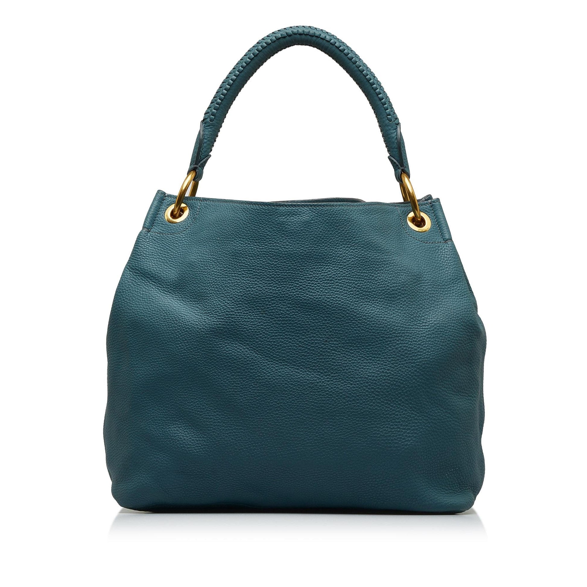 Prada Daino Hobo Bag Shg Hseecu Vitello Shoulder Bag