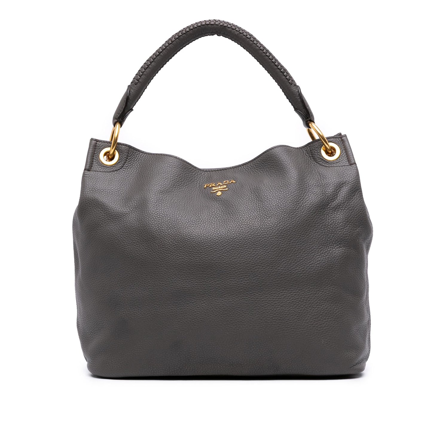 Prada Daino Hobo Vitello Shoulder Bag