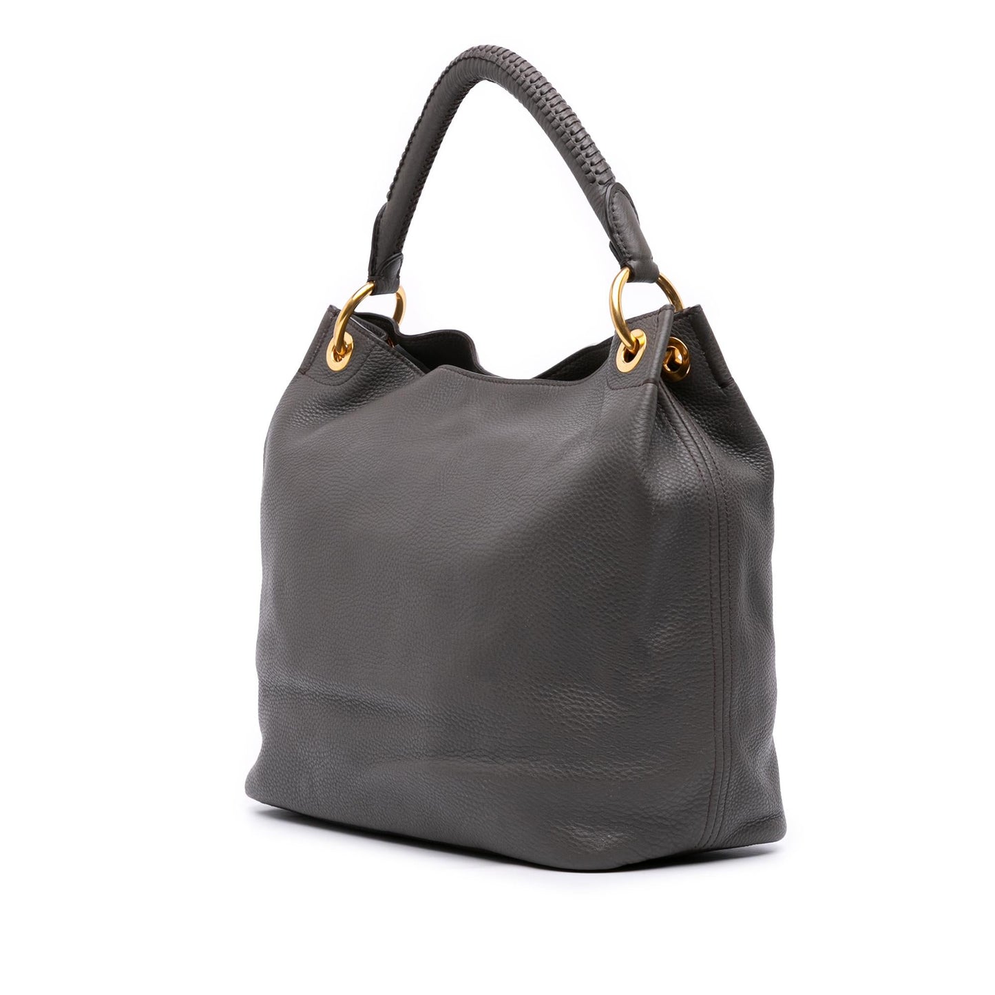 Prada Daino Hobo Vitello Shoulder Bag