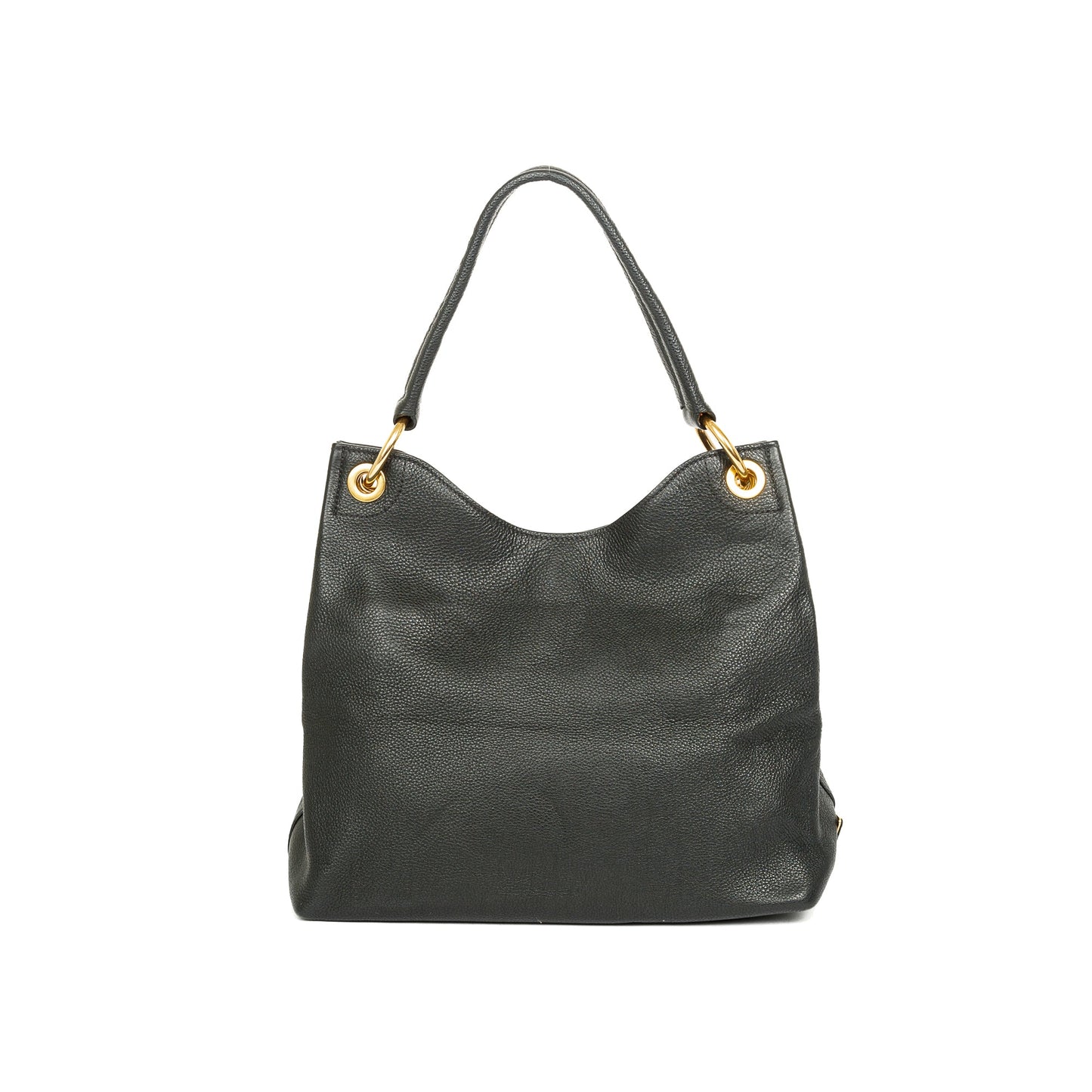 Prada Vitello Daino Hobo Bag Medium Logo Travel Bag