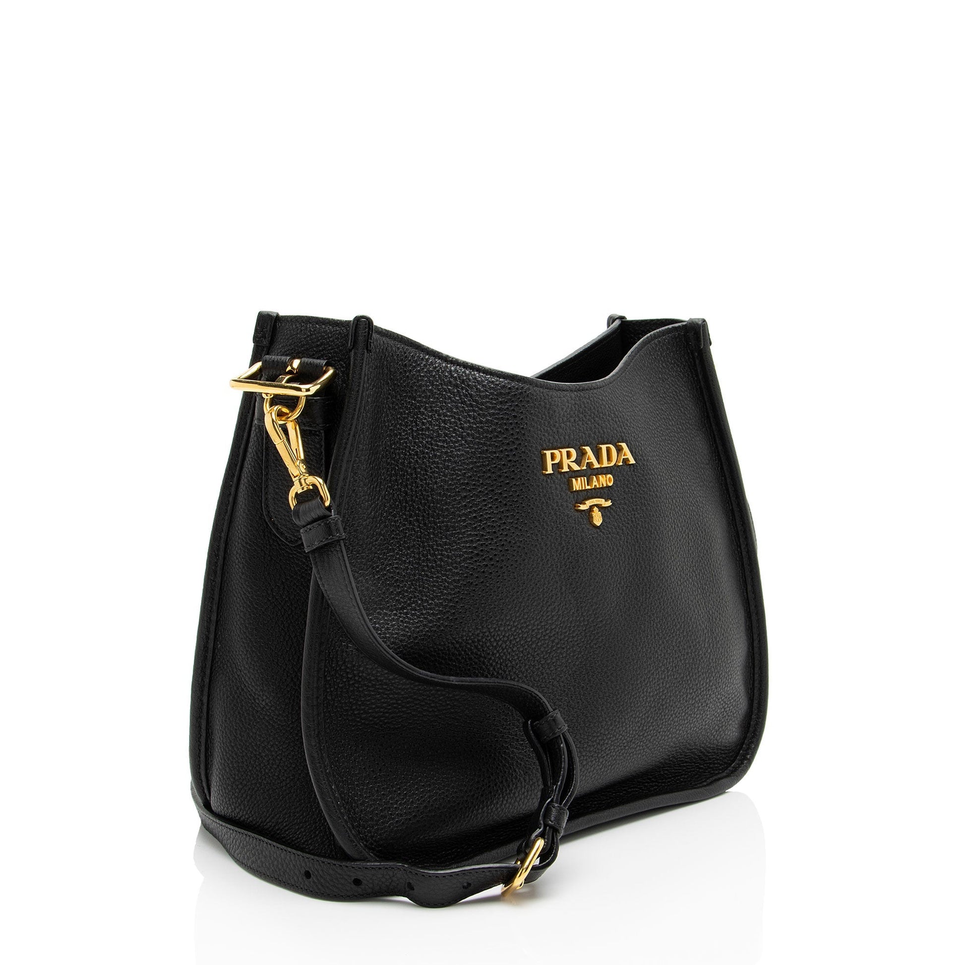 Prada Daino Messenger Vitello Shoulder Bag