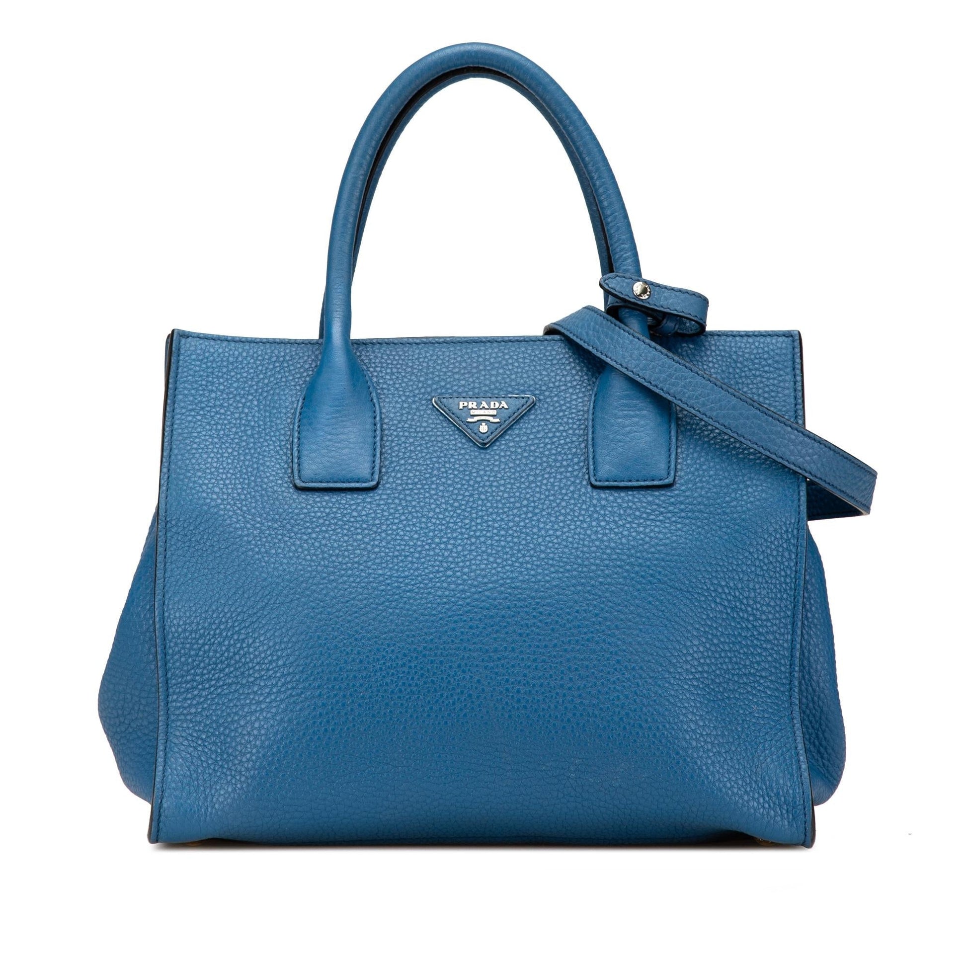 Prada Daino Open Convertible Tote Shg Vthuuu Vitello Tote Bag