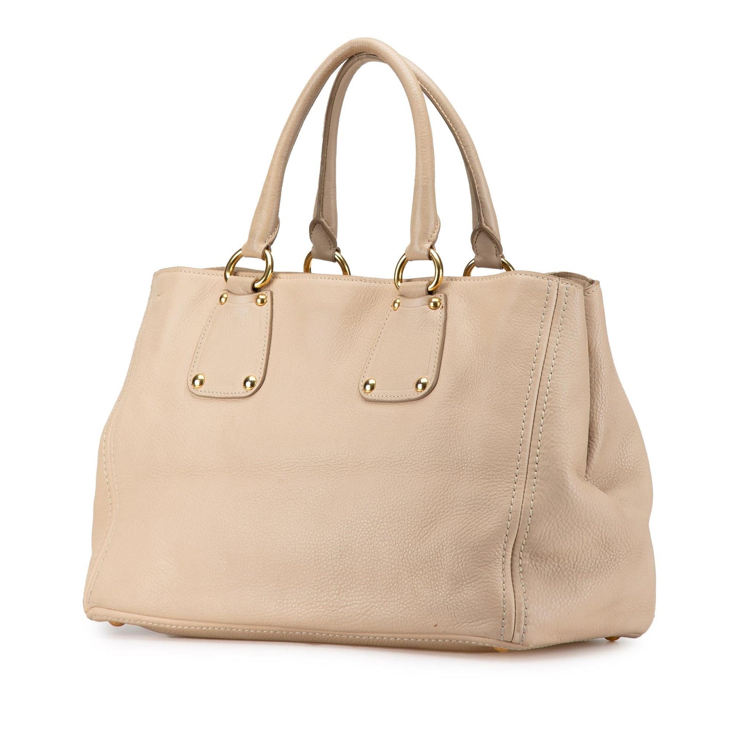 Prada Daino Open Convertible Tote Vitello Tote Bag
