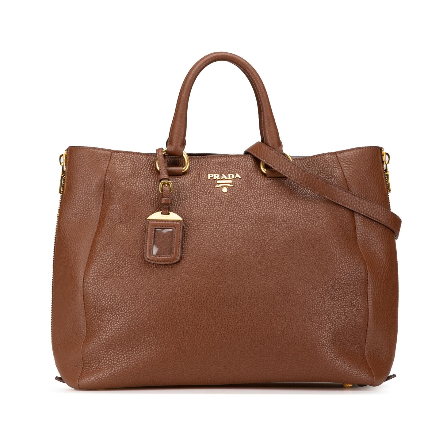 Prada Daino Open Convertible Tote Vitello Tote Bag Convertible Tote 1