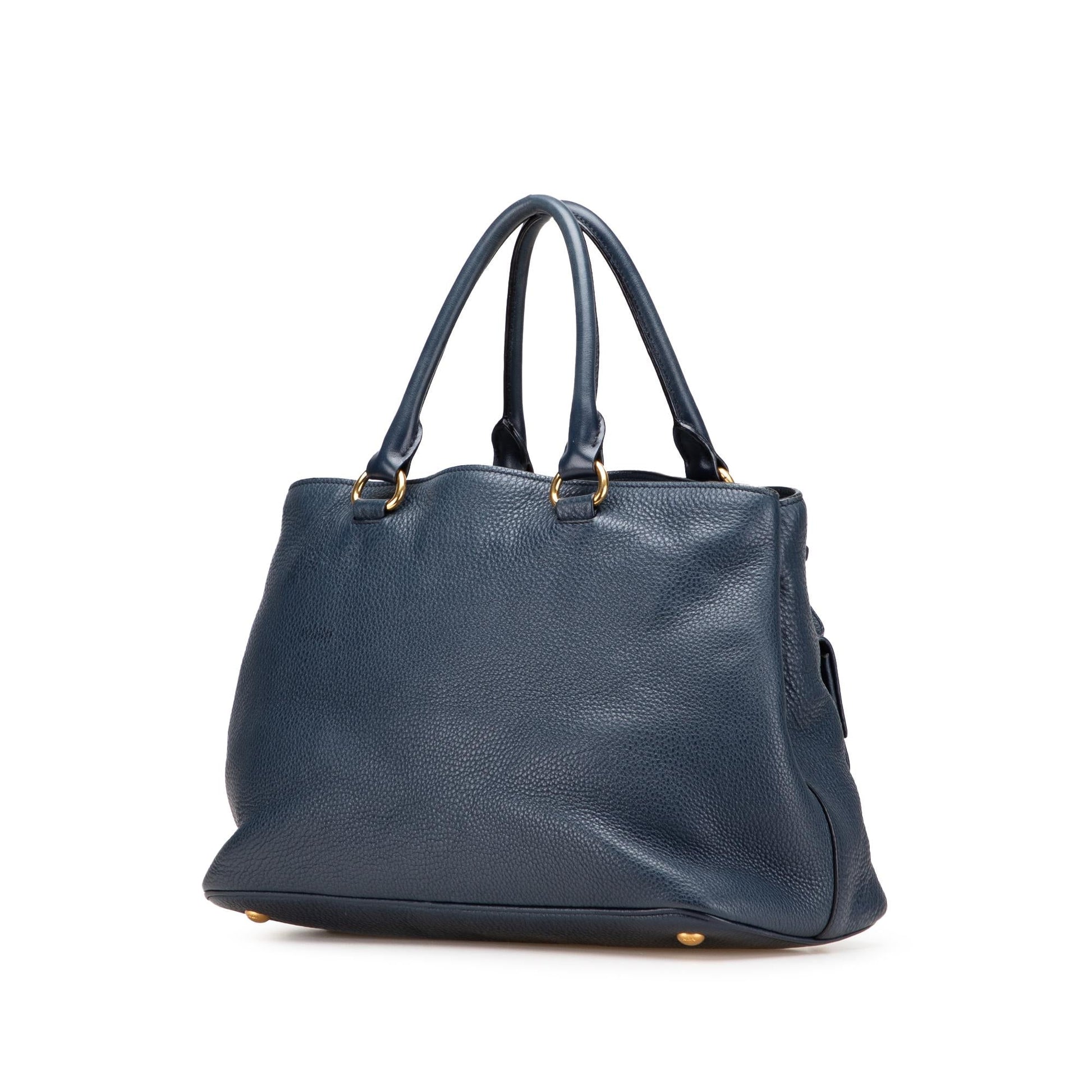 Prada Daino Open Convertible Tote Vitello Tote Bag Convertible Tote 2