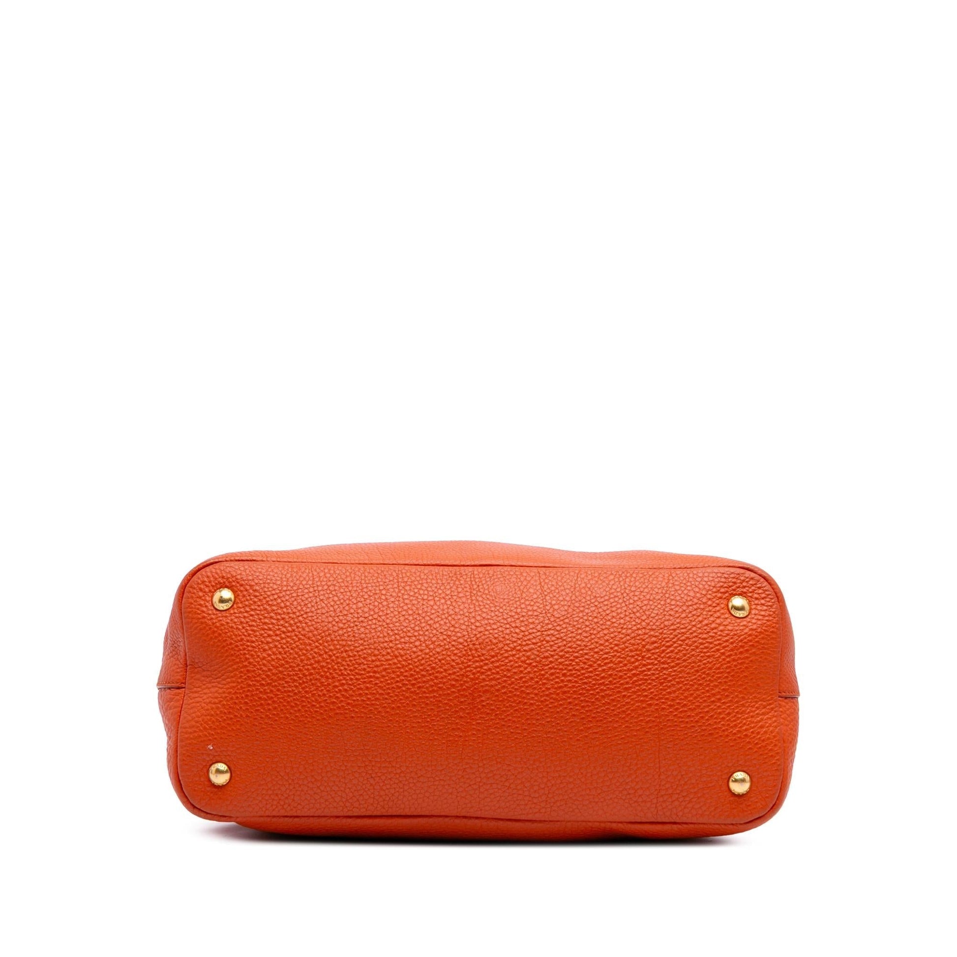 Prada Daino Open Convertible Tote Vitello Tote Bag Convertible Tote 5