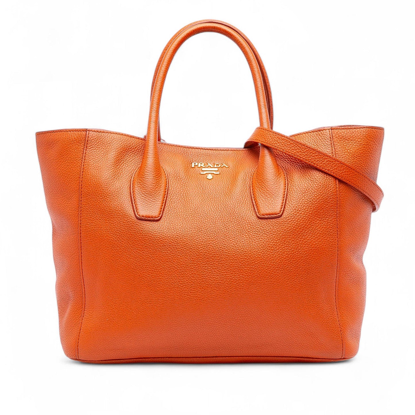 Prada Daino Open Convertible Tote Vitello Tote Bag Convertible Tote 12
