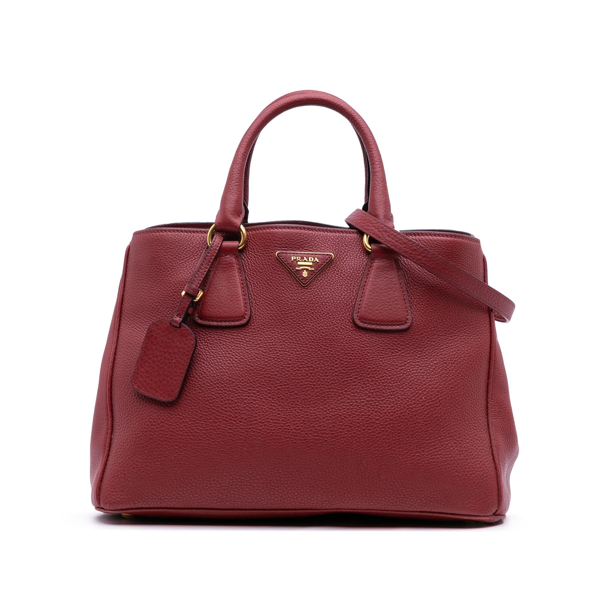 Prada Daino Open Convertible Tote Vitello Tote Bag Convertible Tote 15