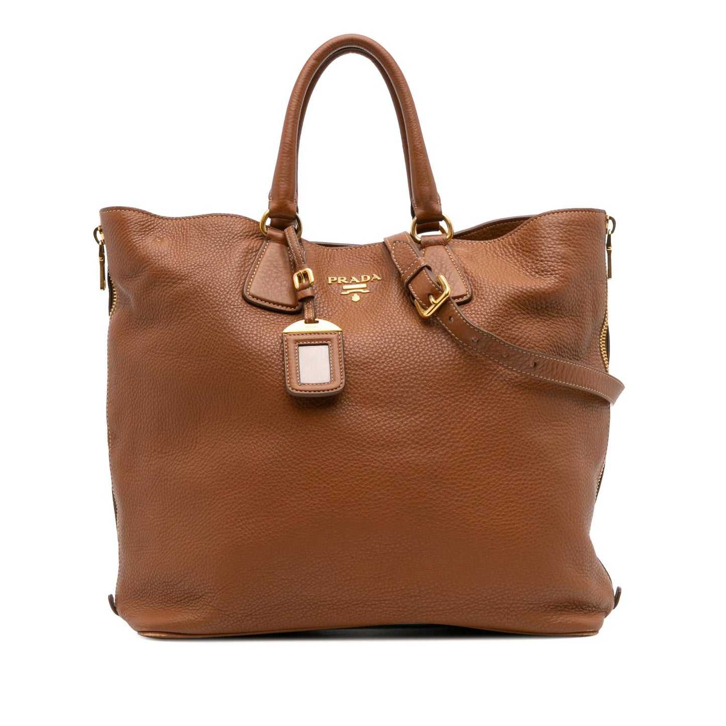 Prada Daino Open Convertible Tote Vitello Tote Bag Convertible Tote 18