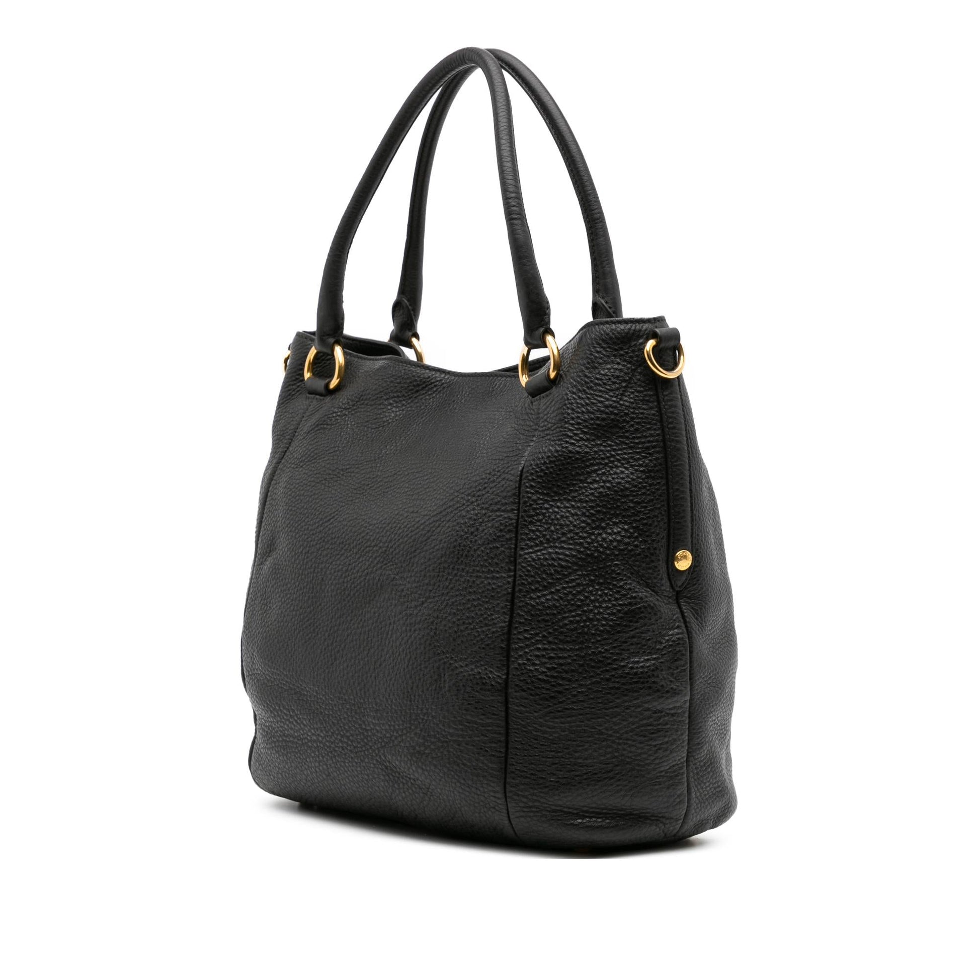 Prada Daino Open Convertible Tote Vitello Tote Bag Convertible Tote 19