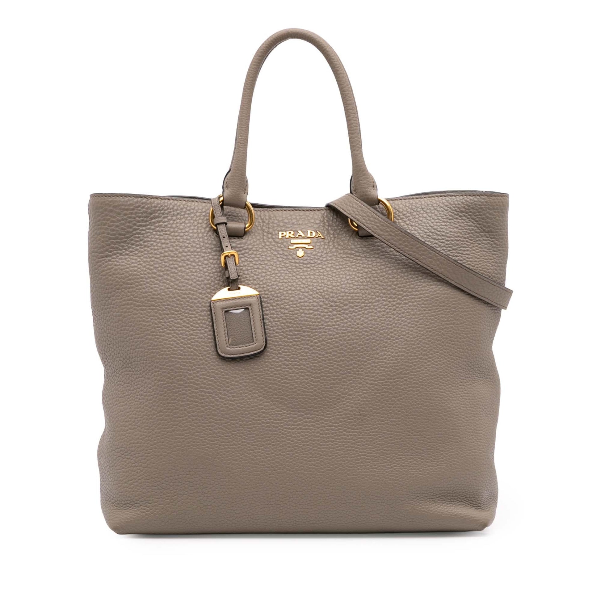 Prada Daino Open Convertible Tote Vitello Tote Bag Convertible Tote 23