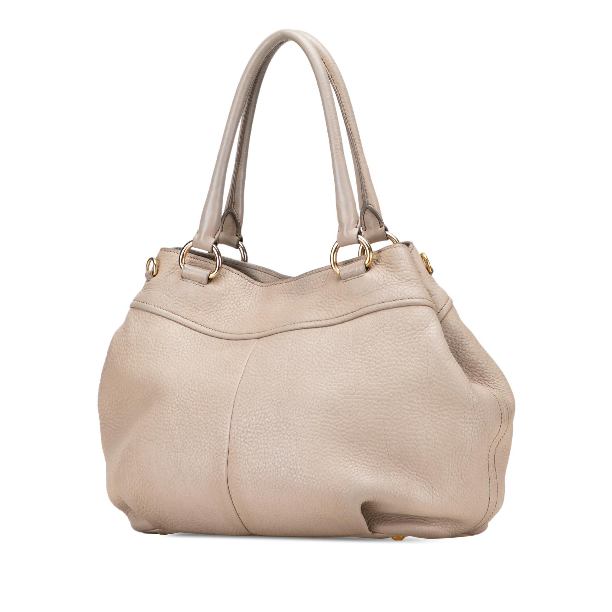 Prada Daino Open Convertible Tote Vitello Tote Bag Convertible Tote 22