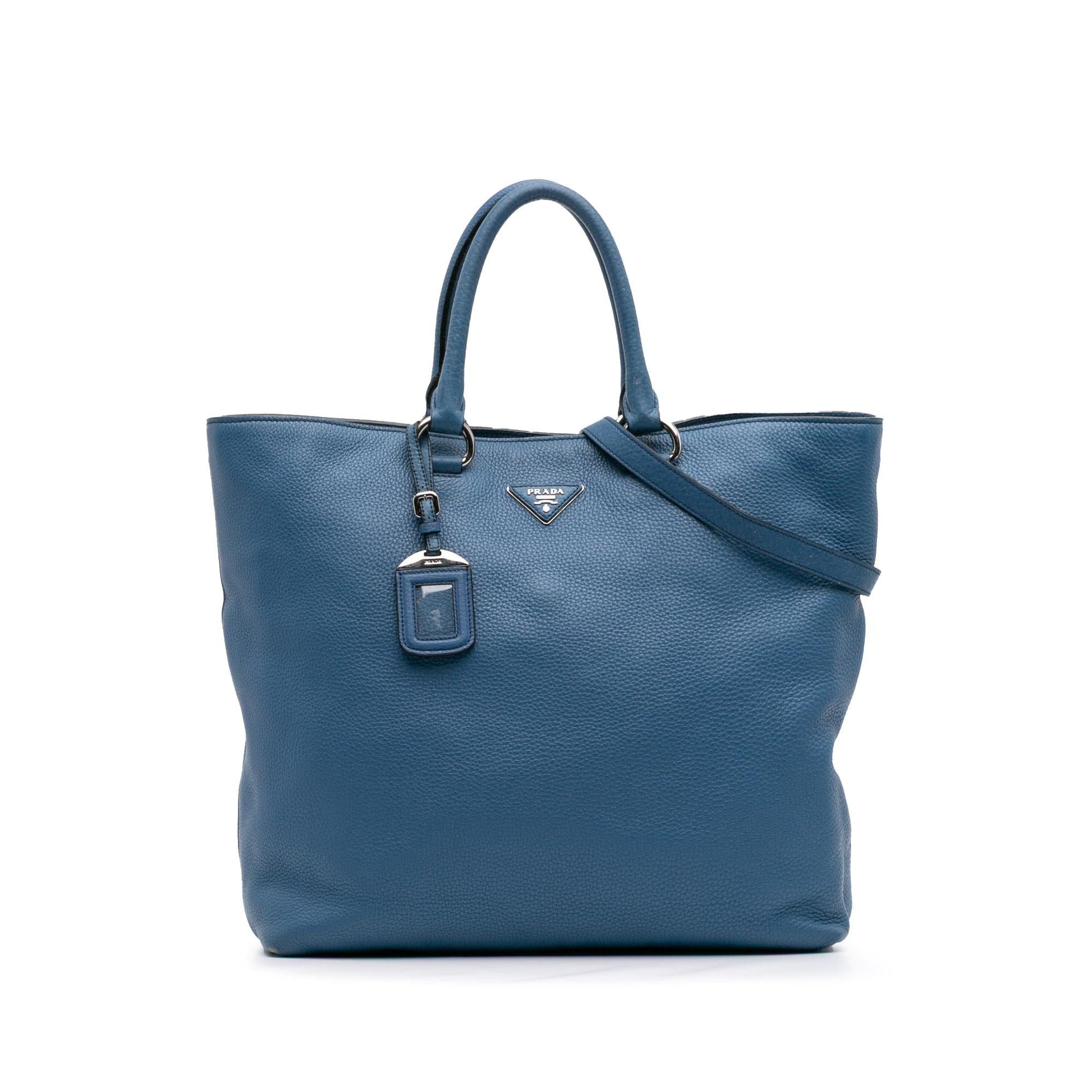 Prada Daino Open Convertible Tote Vitello Tote Bag Convertible Tote 28
