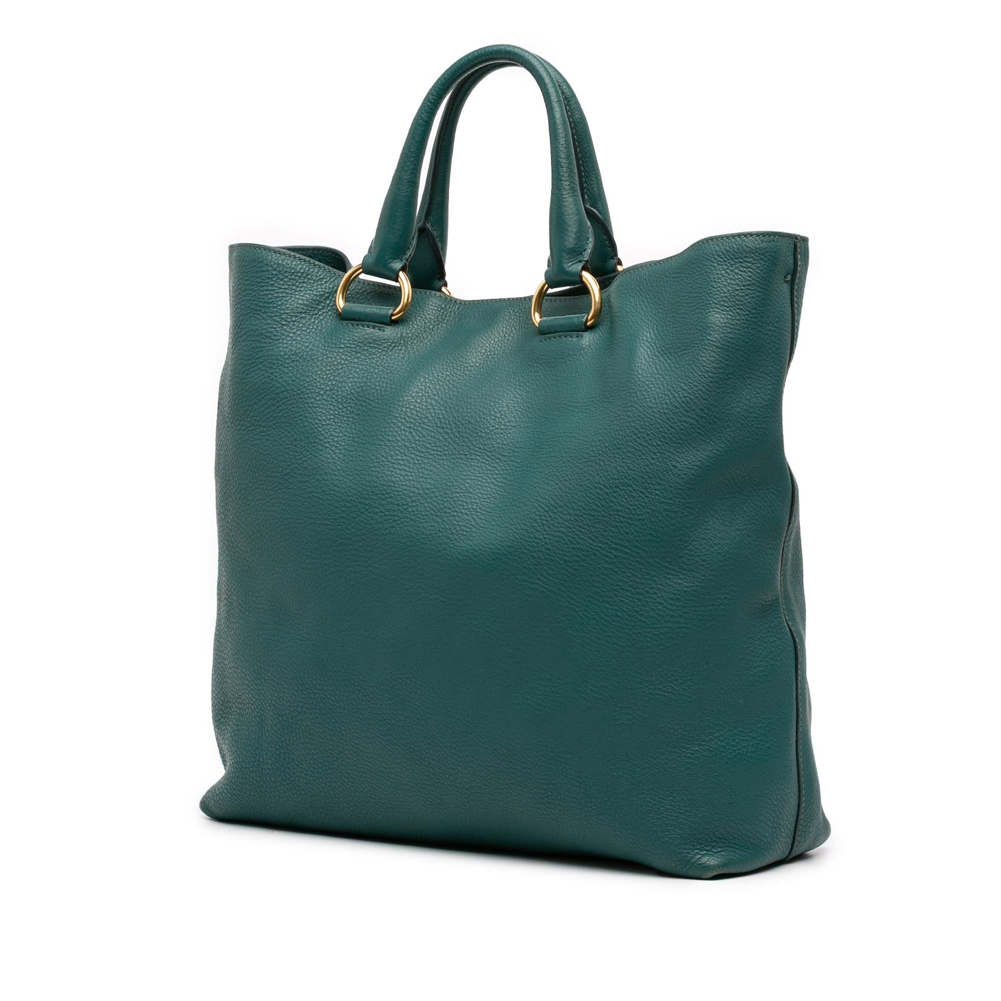 Prada Daino Open Convertible Tote Vitello Tote Bag Convertible Tote 29
