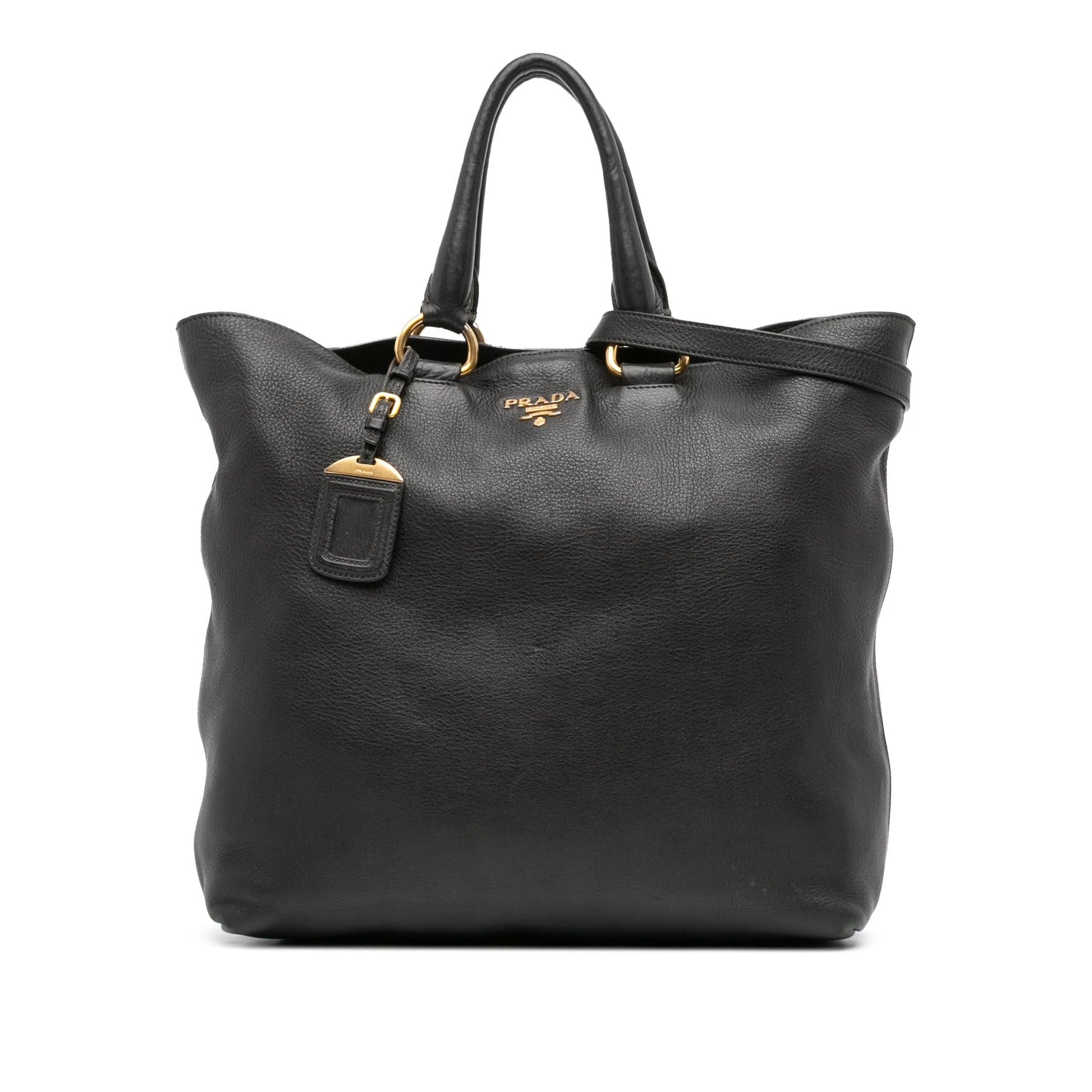Prada Daino Open Convertible Tote Vitello Tote Bag Convertible Tote 33