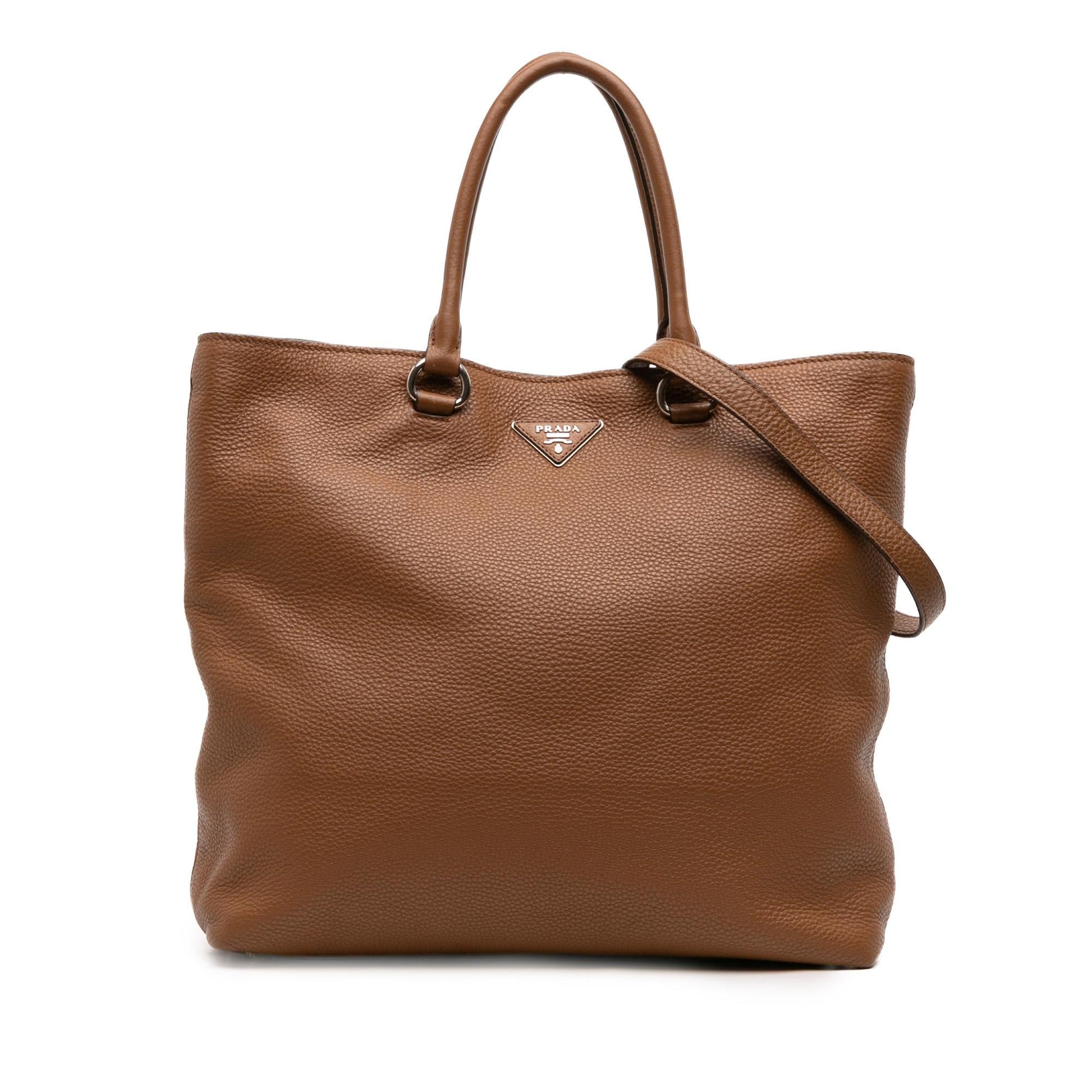 Prada Daino Open Convertible Tote Vitello Tote Bag Convertible Tote 38