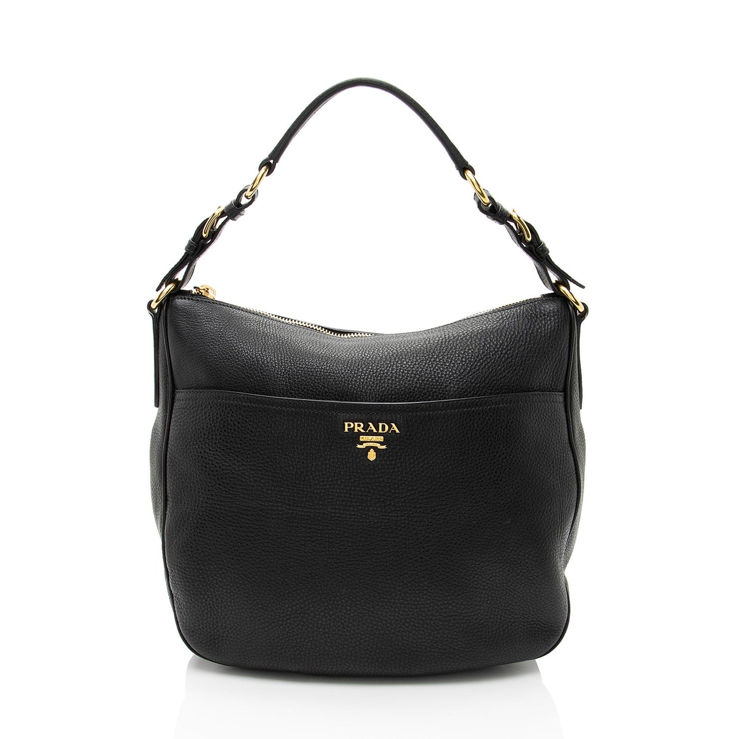 Prada Daino Pocket Hobo Vitello Small Shoulder Bag Small Hobo 1