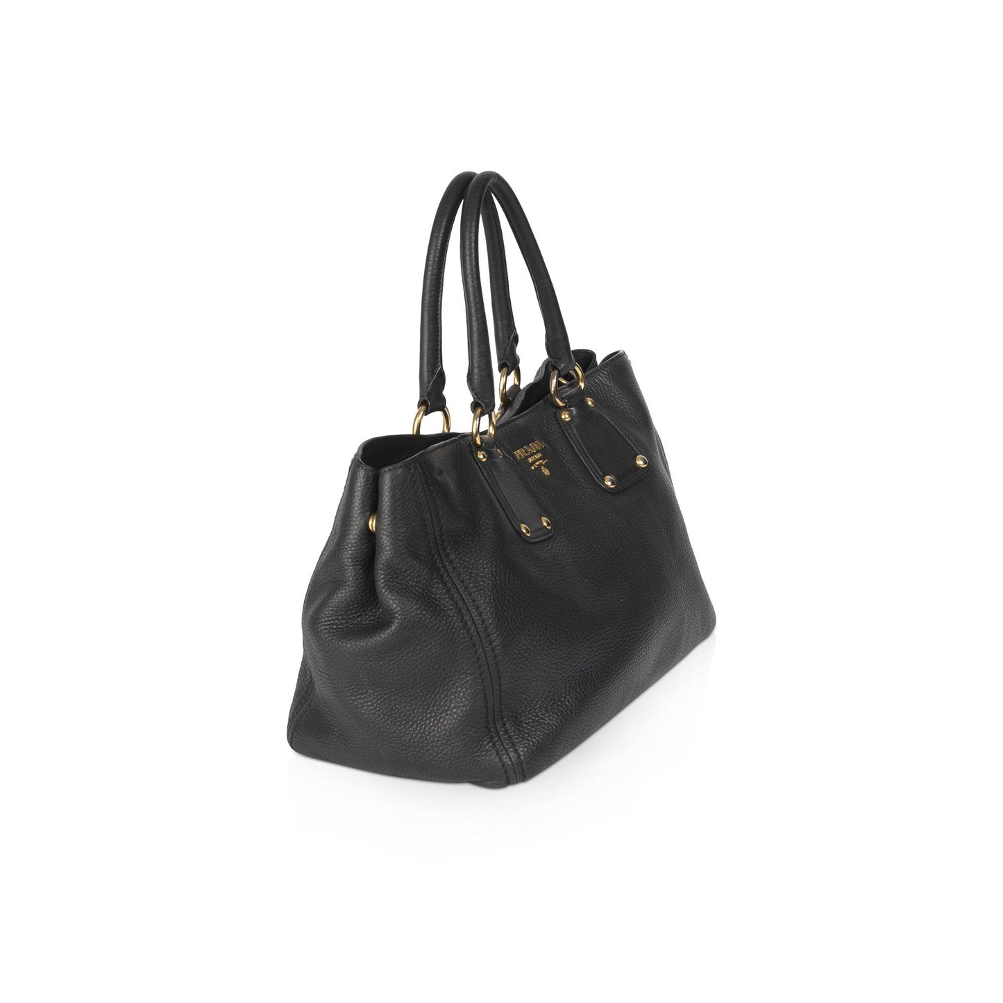 Prada Vitello Daino Satchel Handbag Travel Bag