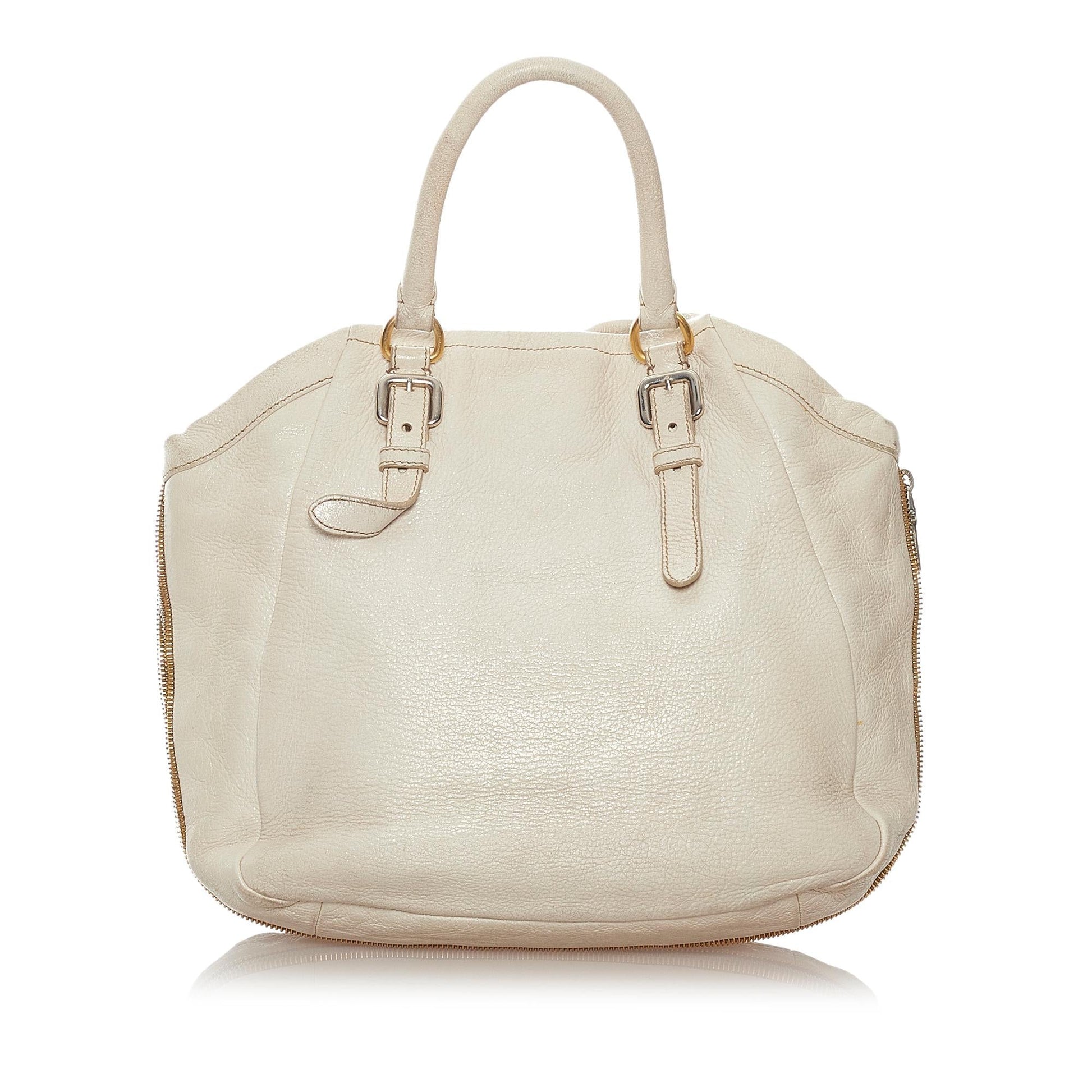 Prada Daino Satchel Shg Vitello Satchel Bag Satchel Shg 27636