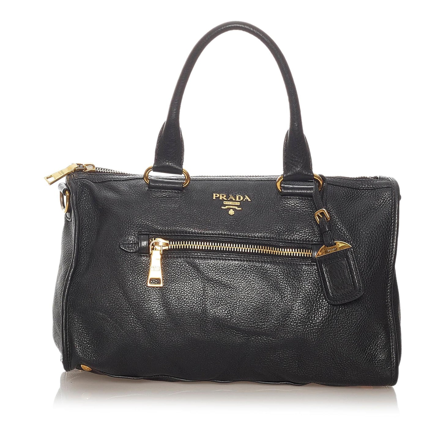 Prada Daino Satchel Shg Vitello Satchel Bag Satchel Shg 28038